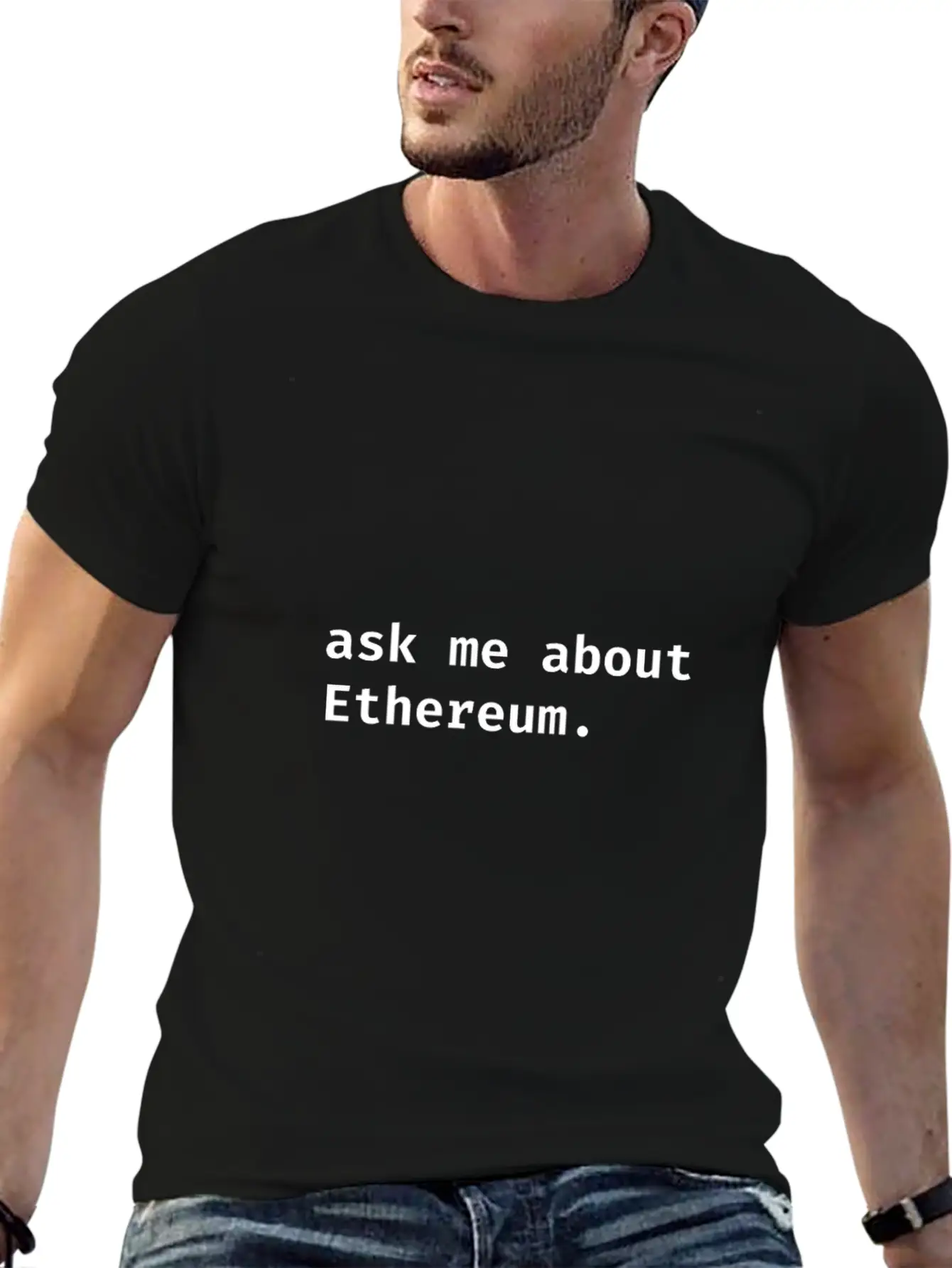 Ethereum Crypto Bitcoin Cryptocurrency Coin Money Timeless Short Sleeve Tee – Comfy And Minimalist Design