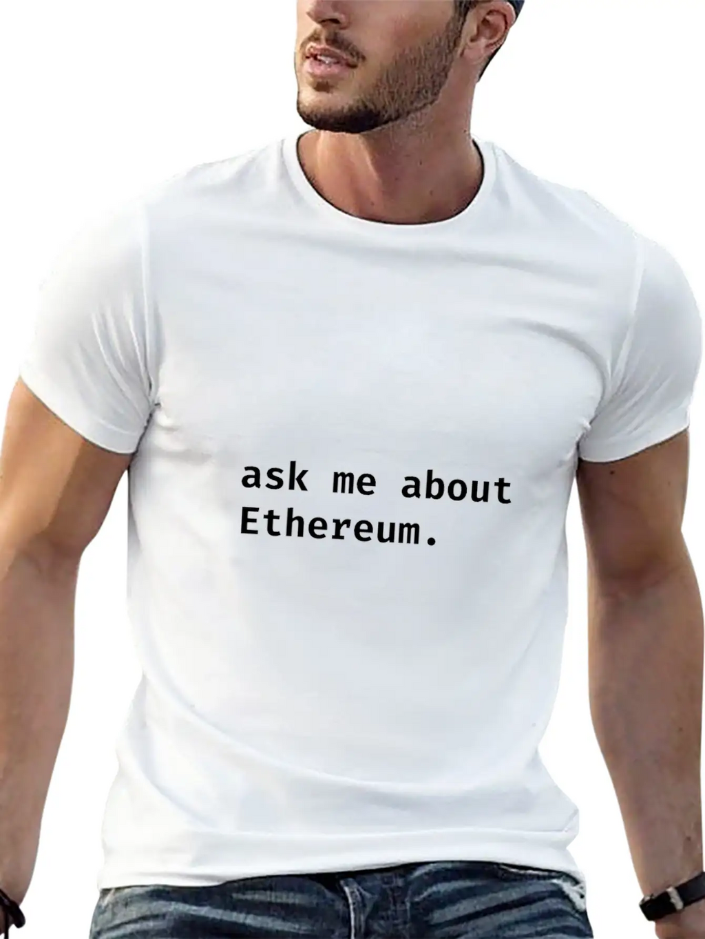 Ethereum Crypto Bitcoin Cryptocurrency Coin Money Timeless Short Sleeve Tee – Comfy And Minimalist Design