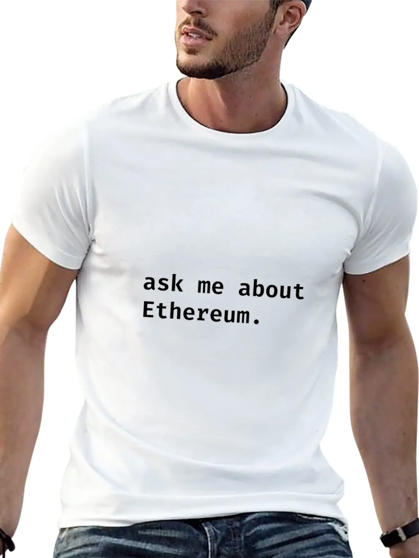 Ethereum Crypto Bitcoin Cryptocurrency Coin Money Timeless Short Sleeve Tee – Comfy And Minimalist Design