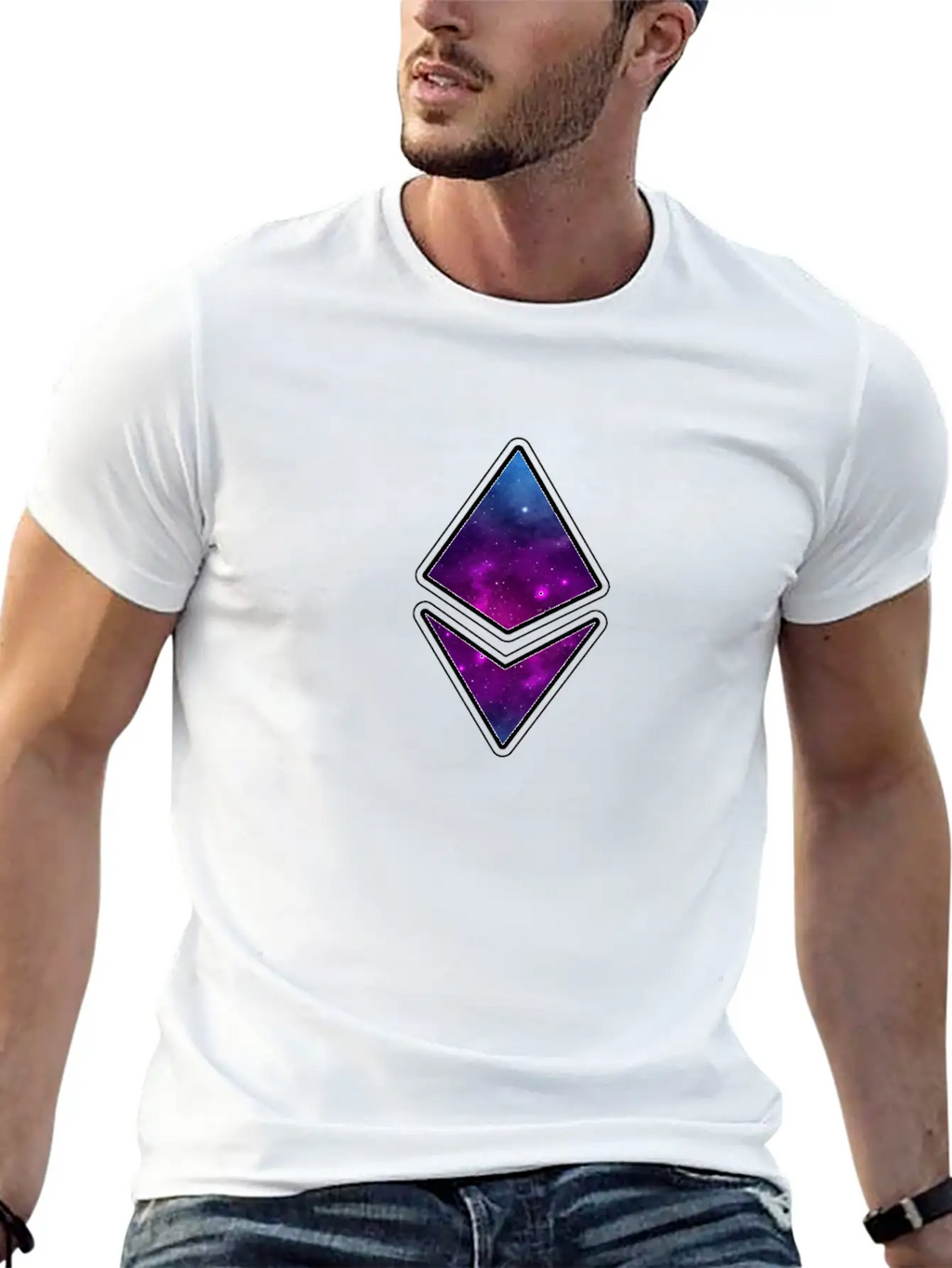 Ethereum Crypto Currency Blockchain Stylish Everyday T-Shirt – Unisex Basic Cotton Tee