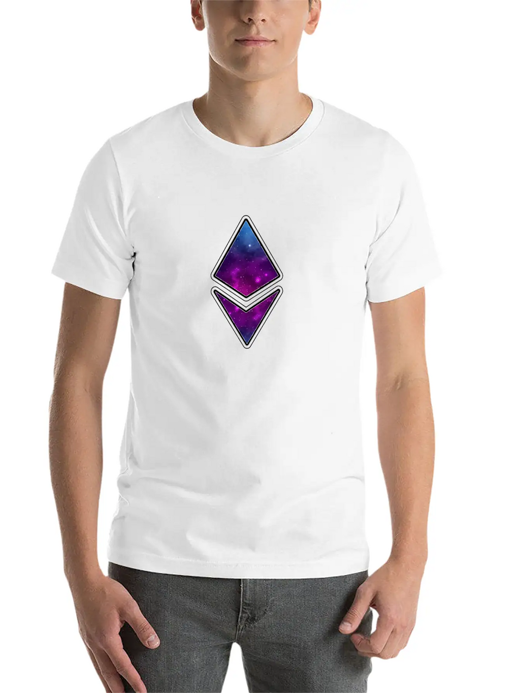 Ethereum Crypto Currency Blockchain Timeless Short Sleeve Tee – Comfy And Minimalist Design