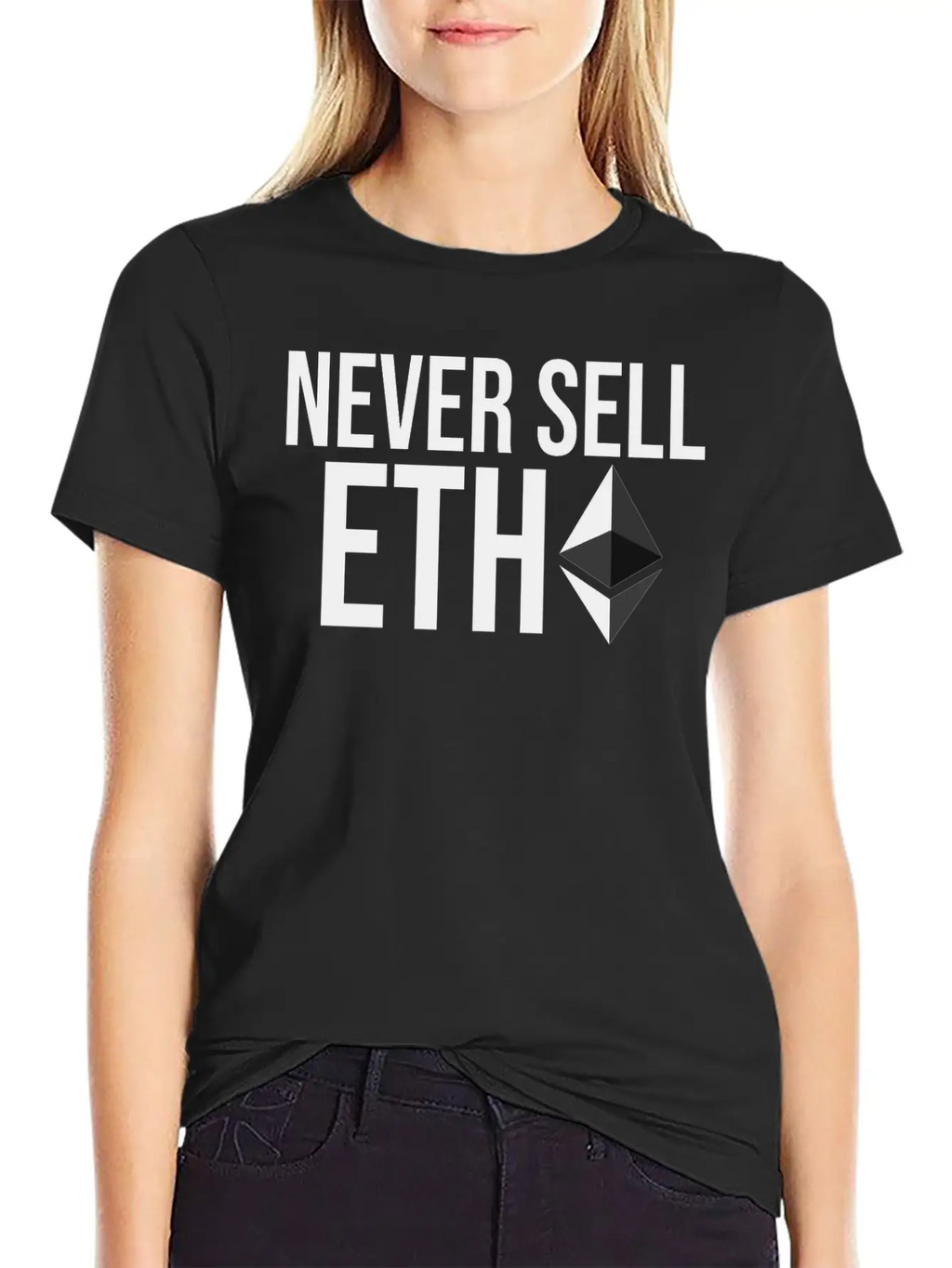 Ethereum ETH HODL Cryptocurrency Breathable Graphic T-Shirt – Perfect For Casual Days