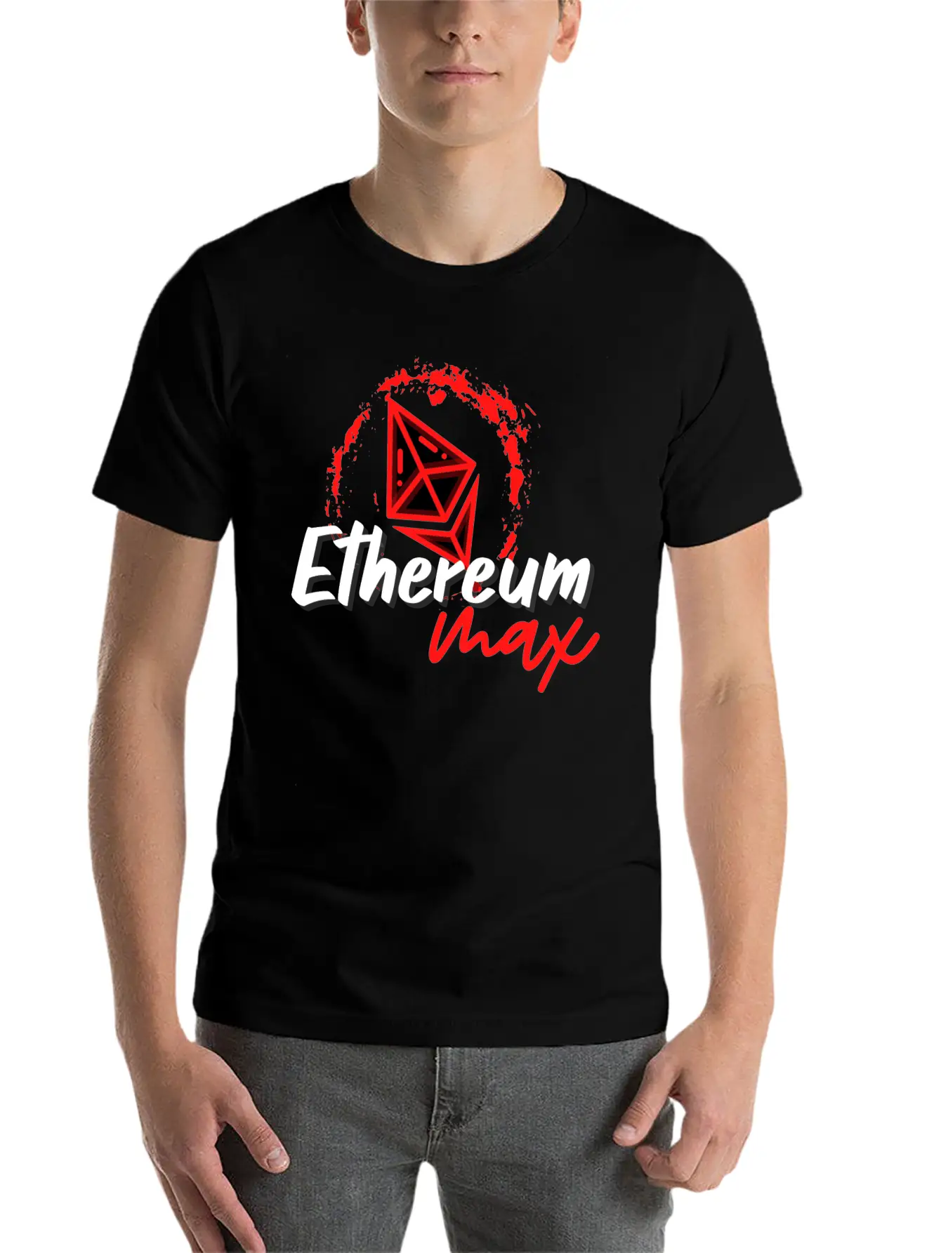 Ethereum Max Token Crypto Shirt Stylish Everyday T-Shirt – Unisex Basic Cotton Tee