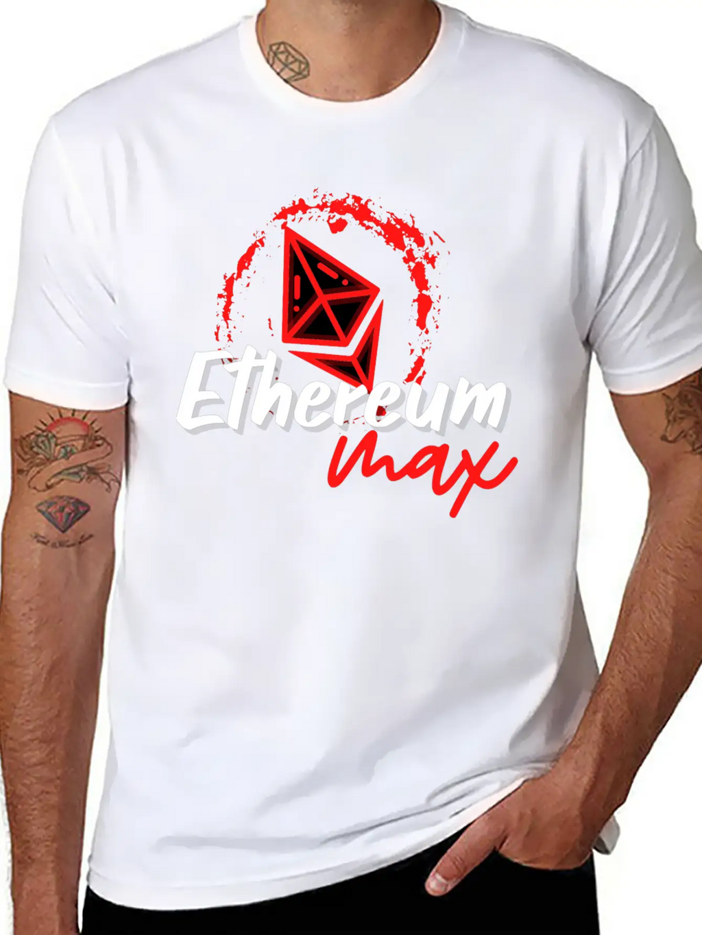 Ethereum Max Token Crypto Shirt Stylish Everyday T-Shirt – Unisex Basic Cotton Tee