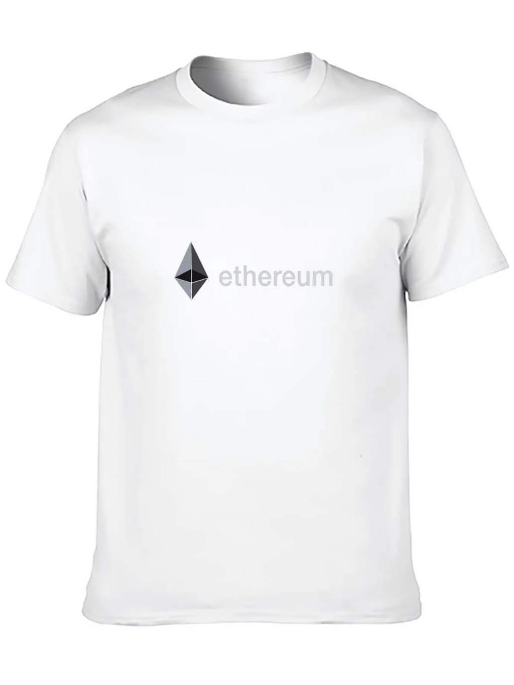 Ethereum Original Sign Blockchain Trader Bitcoin Essential Cotton Tee For Daily Outfits – Unisex Style