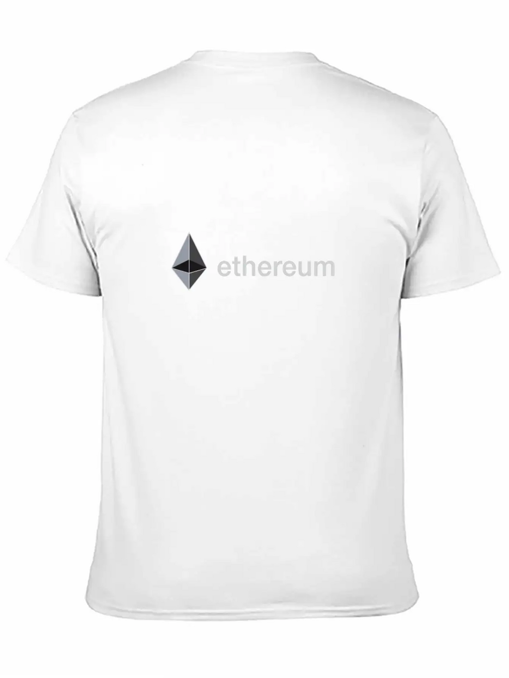 Ethereum Original Sign Blockchain Trader Bitcoin Essential Cotton Tee For Daily Outfits – Unisex Style