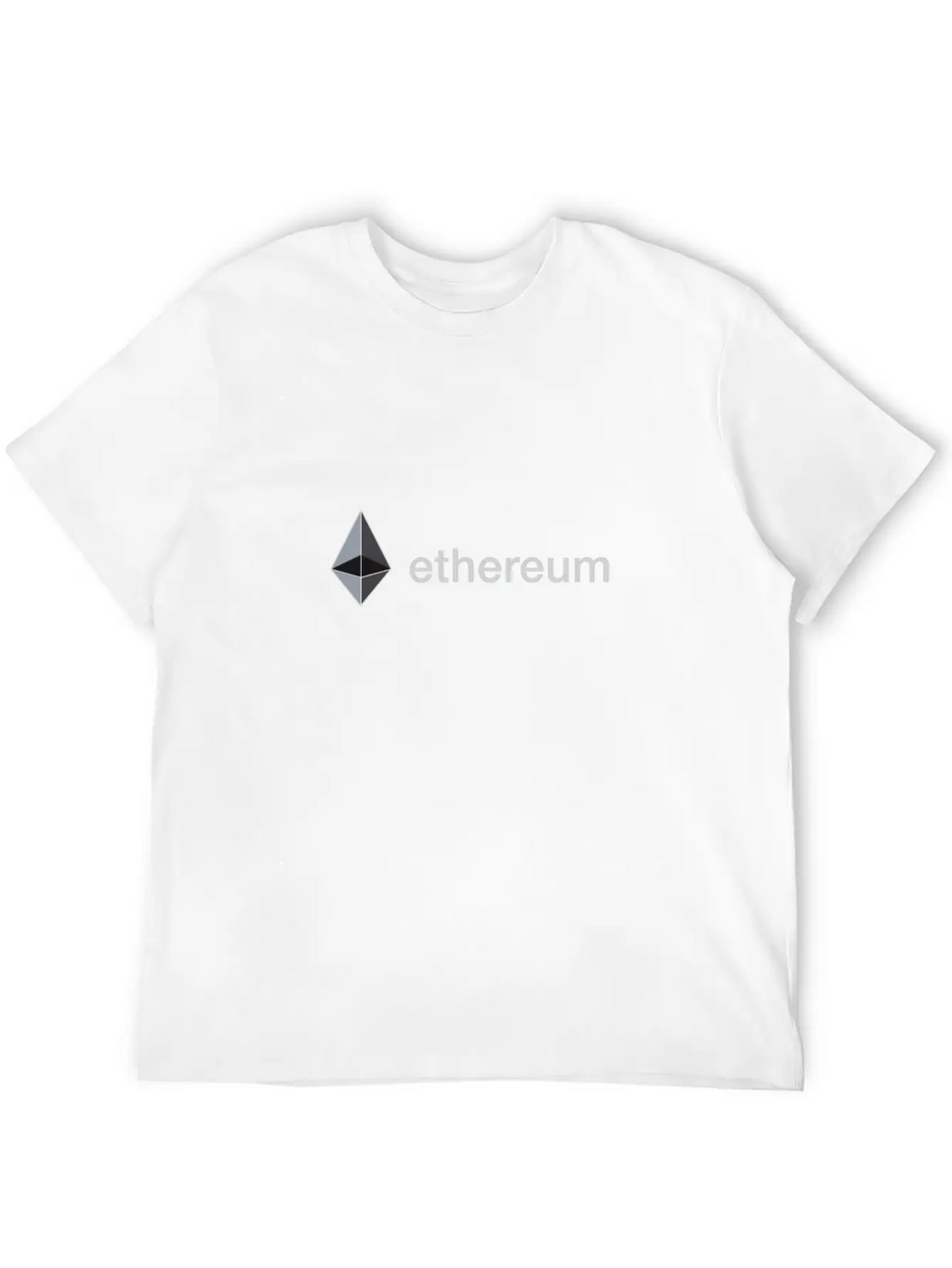Ethereum Original Sign Blockchain Trader Bitcoin Essential Cotton Tee For Daily Outfits – Unisex Style