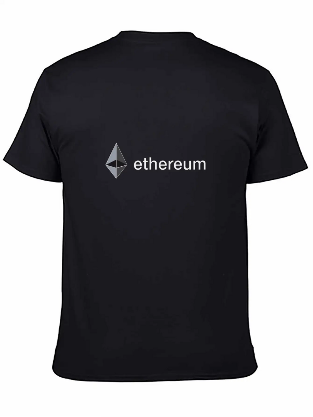 Ethereum Original Sign Blockchain Trader Bitcoin Essential Cotton Tee For Daily Outfits – Unisex Style