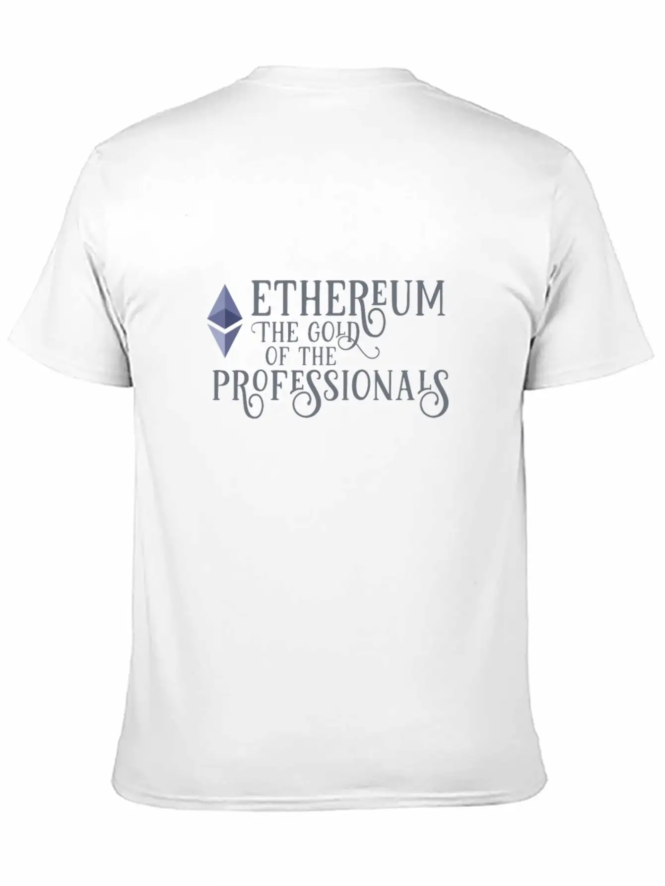 Ethereum The Gold Of The Professionals Relaxed Everyday Tee – Lightweight And Durable Cotton