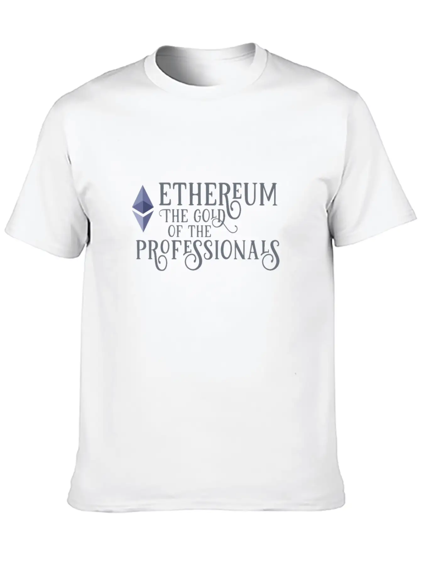 Ethereum The Gold Of The Professionals Relaxed Everyday Tee – Lightweight And Durable Cotton