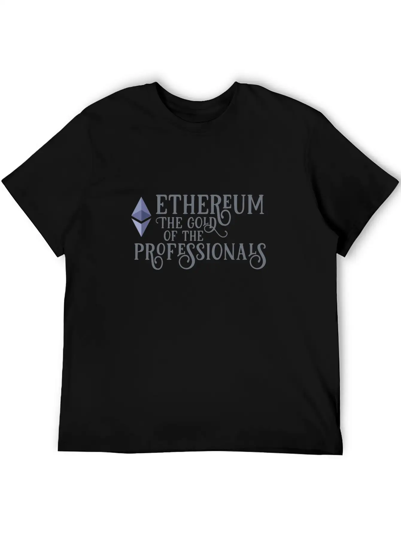 Ethereum The Gold Of The Professionals Relaxed Everyday Tee – Lightweight And Durable Cotton