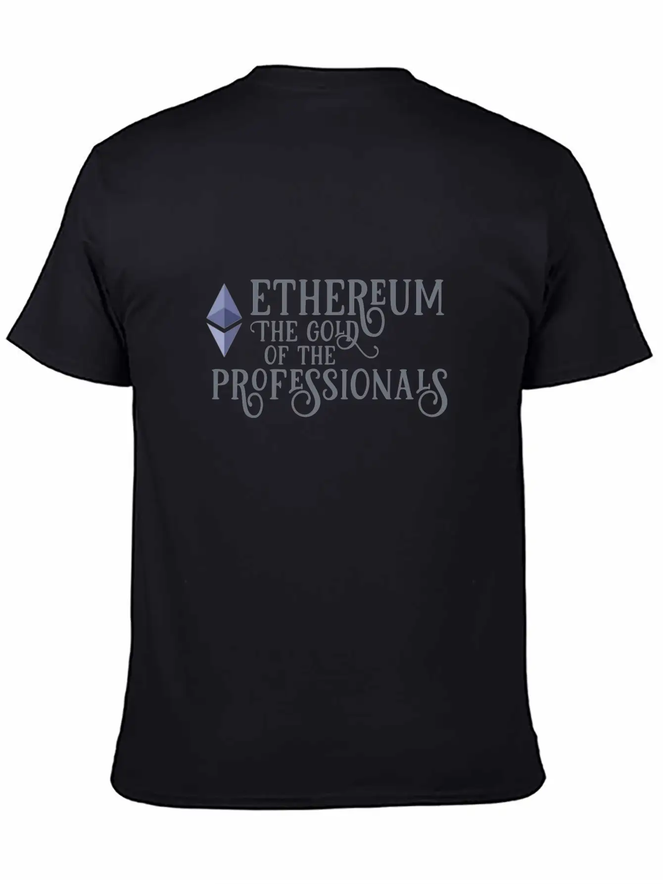 Ethereum The Gold Of The Professionals Relaxed Everyday Tee – Lightweight And Durable Cotton