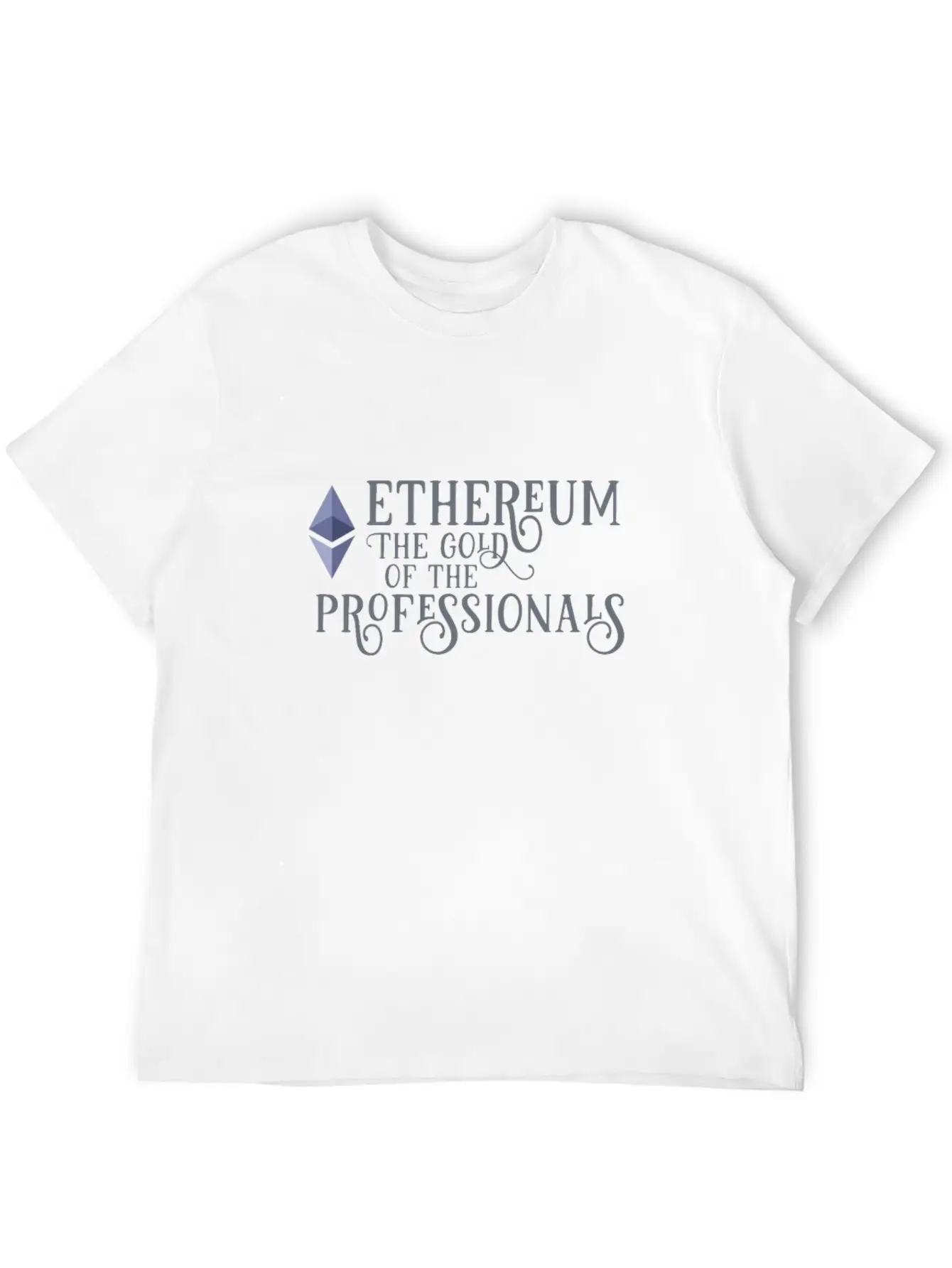 Ethereum The Gold Of The Professionals Relaxed Everyday Tee – Lightweight And Durable Cotton