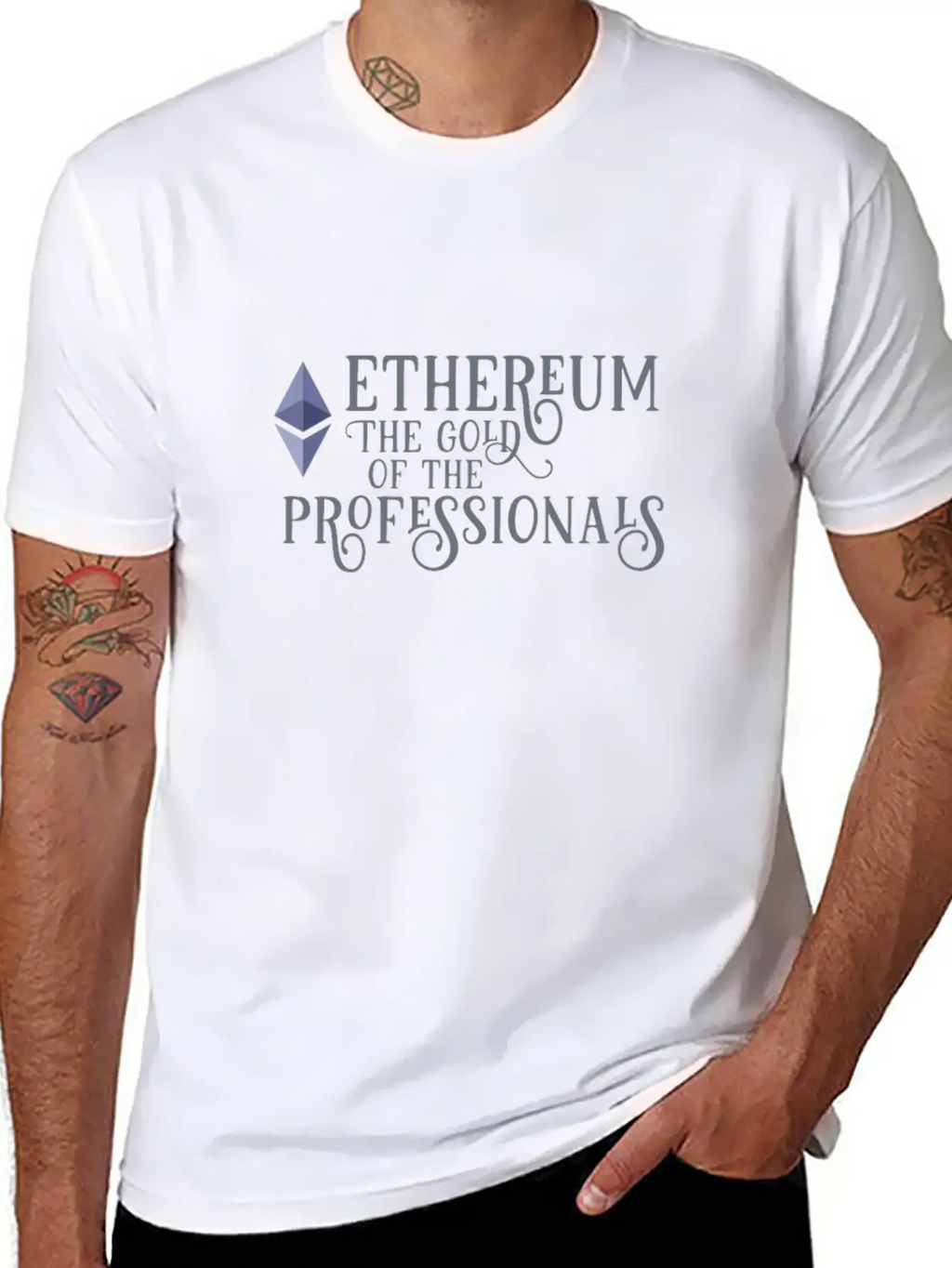 Ethereum The Gold Of The Professionals Relaxed Everyday Tee – Lightweight And Durable Cotton