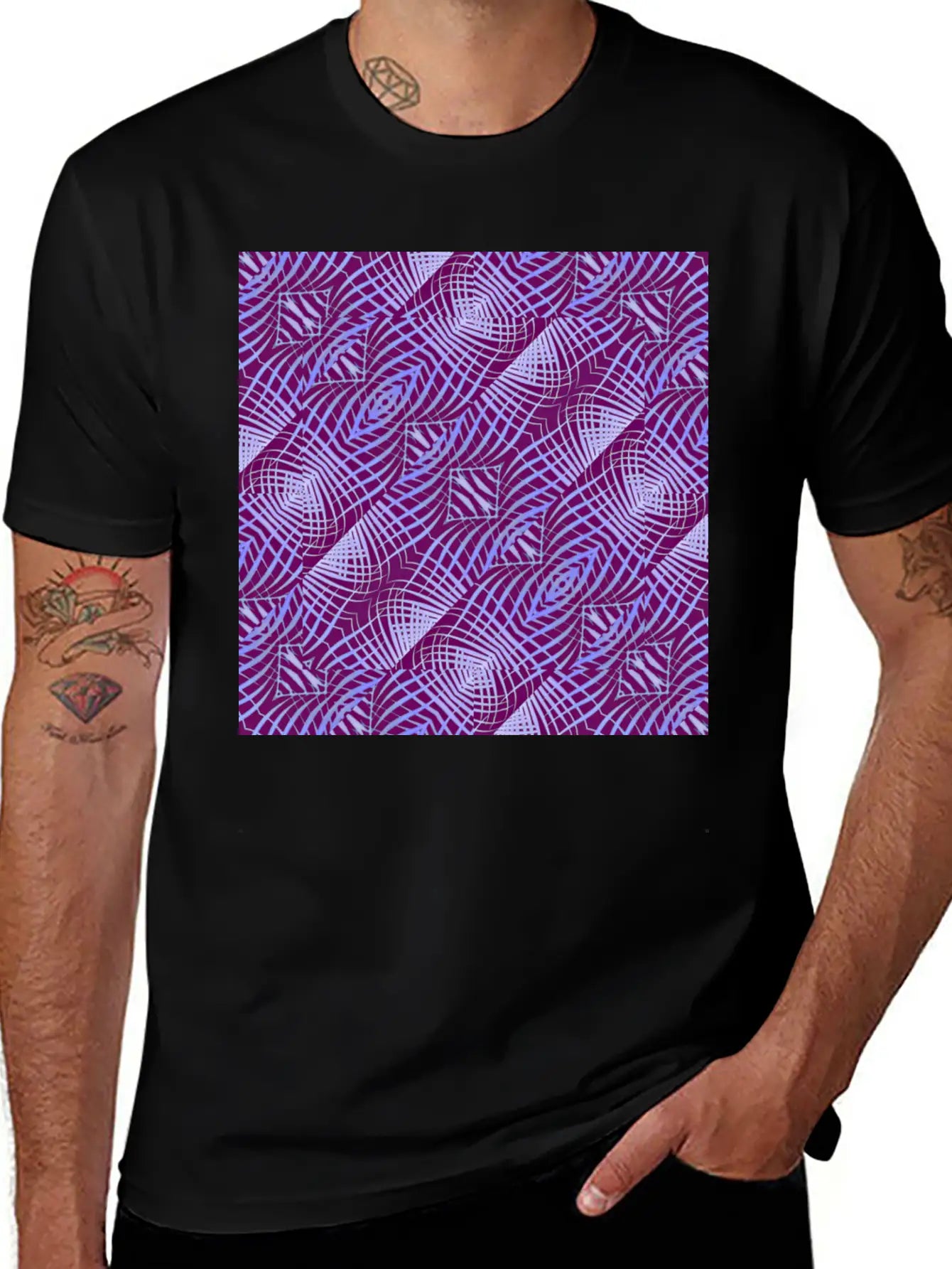 Ethnic Geometric Basic Graphic T-Shirt – Daily Comfort In Soft Cotton