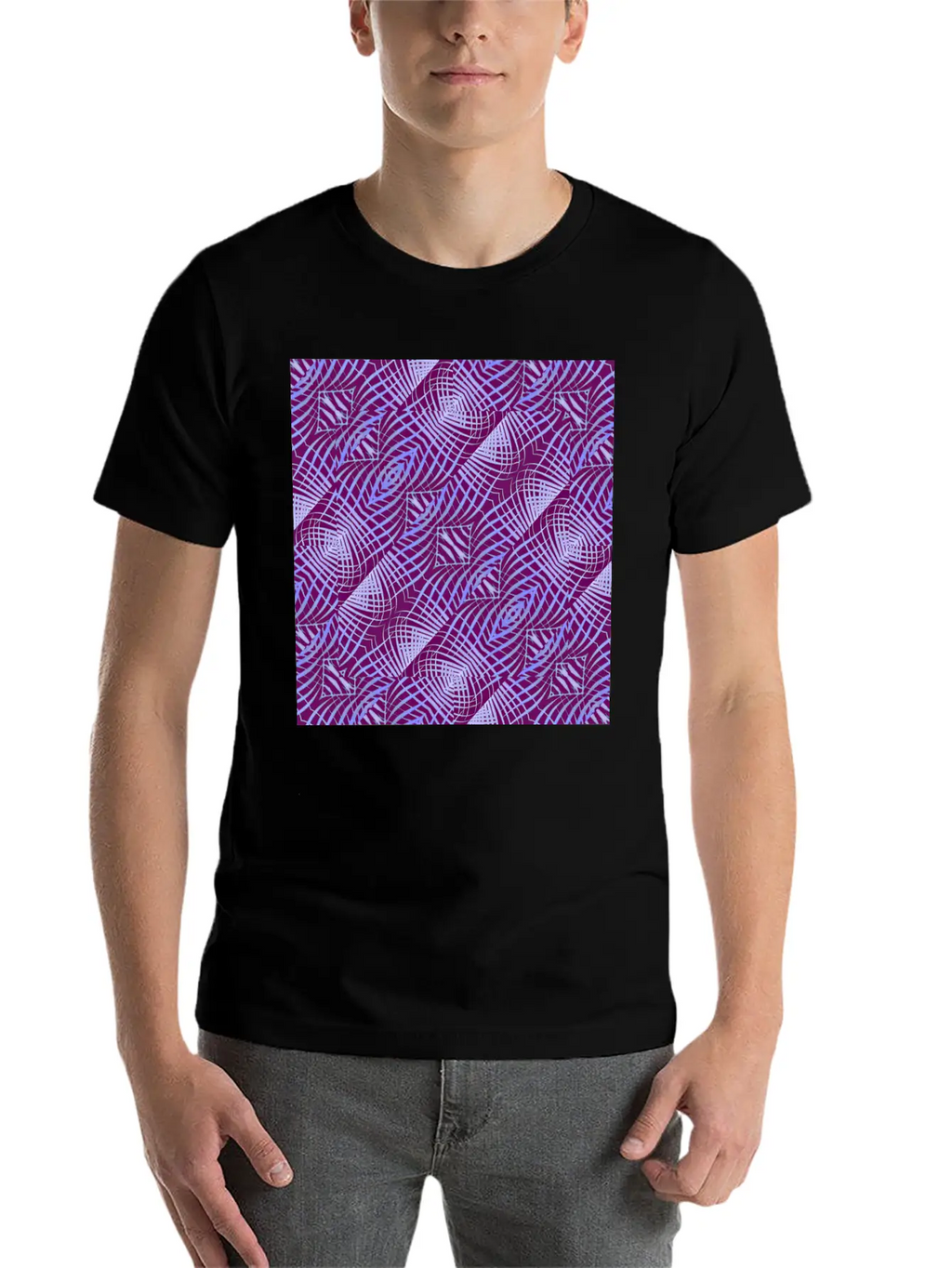 Ethnic Geometric Basic Graphic T-Shirt – Daily Comfort In Soft Cotton