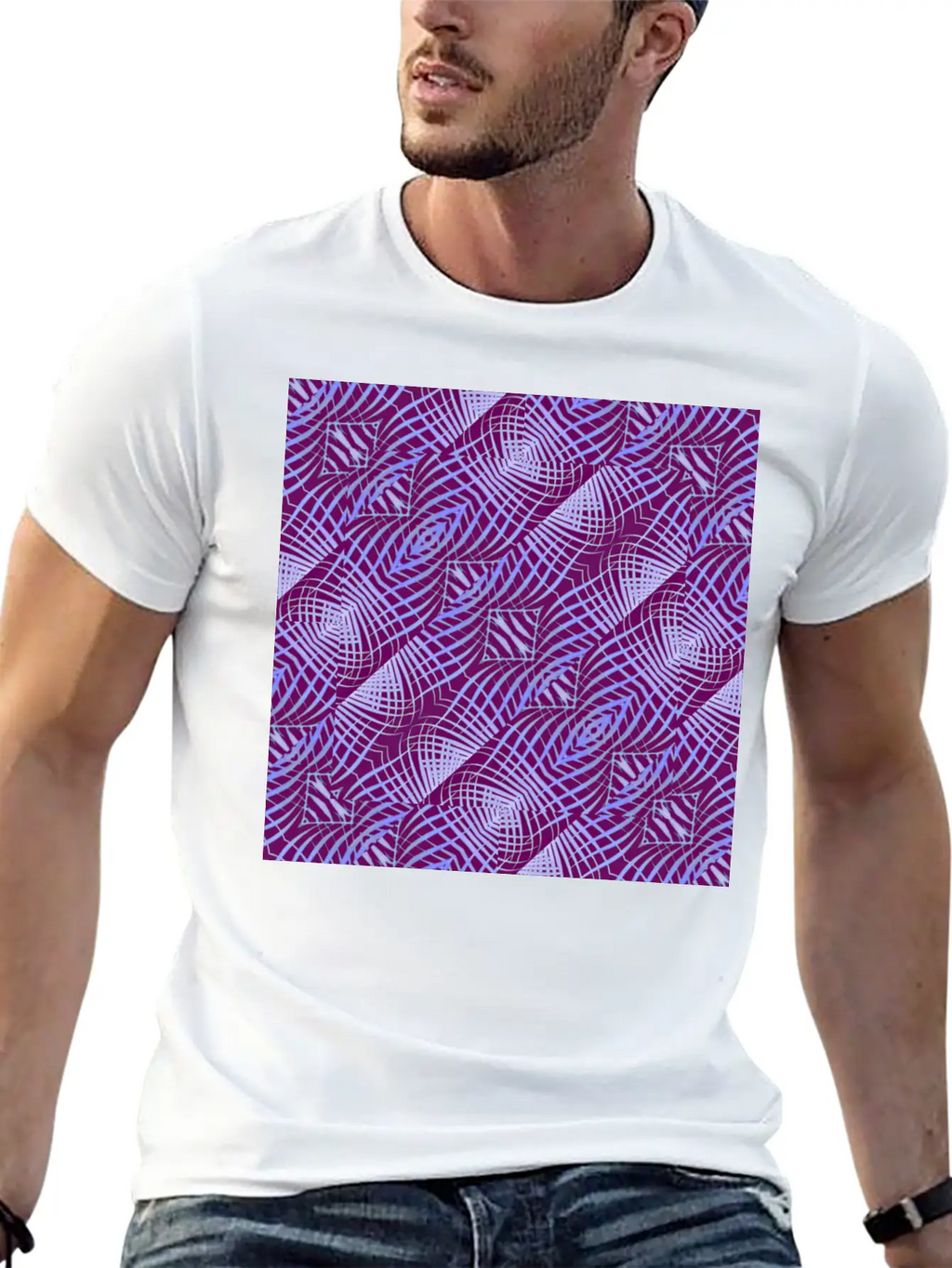 Ethnic Geometric Basic Graphic T-Shirt – Daily Comfort In Soft Cotton