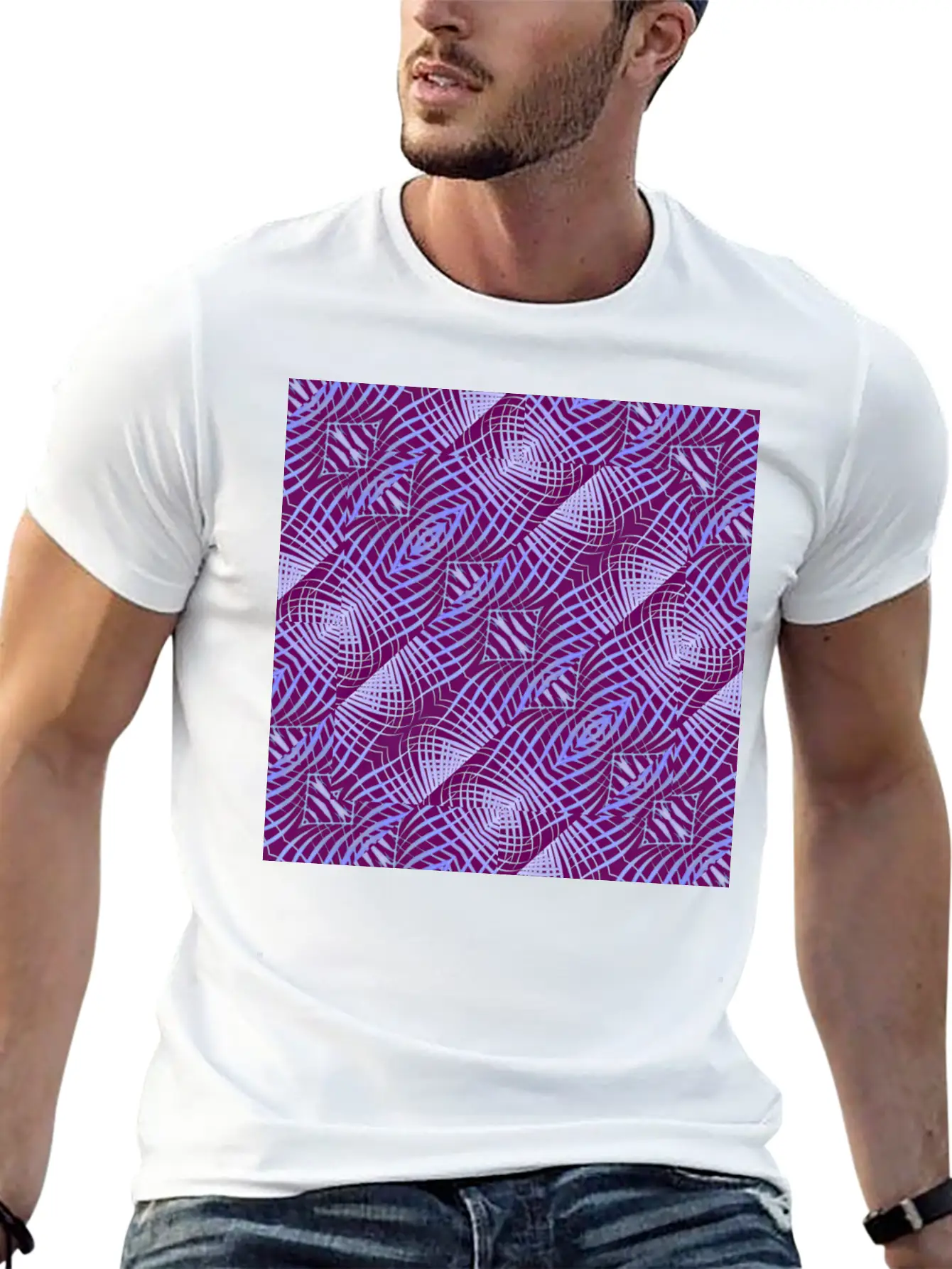 Ethnic Geometric Basic Graphic T-Shirt – Daily Comfort In Soft Cotton