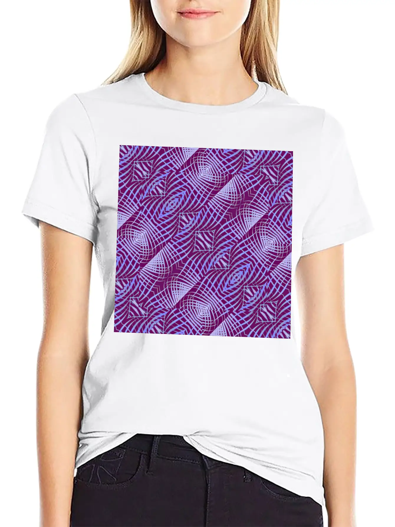 Ethnic Geometric Basic Graphic T-Shirt – Daily Comfort In Soft Cotton
