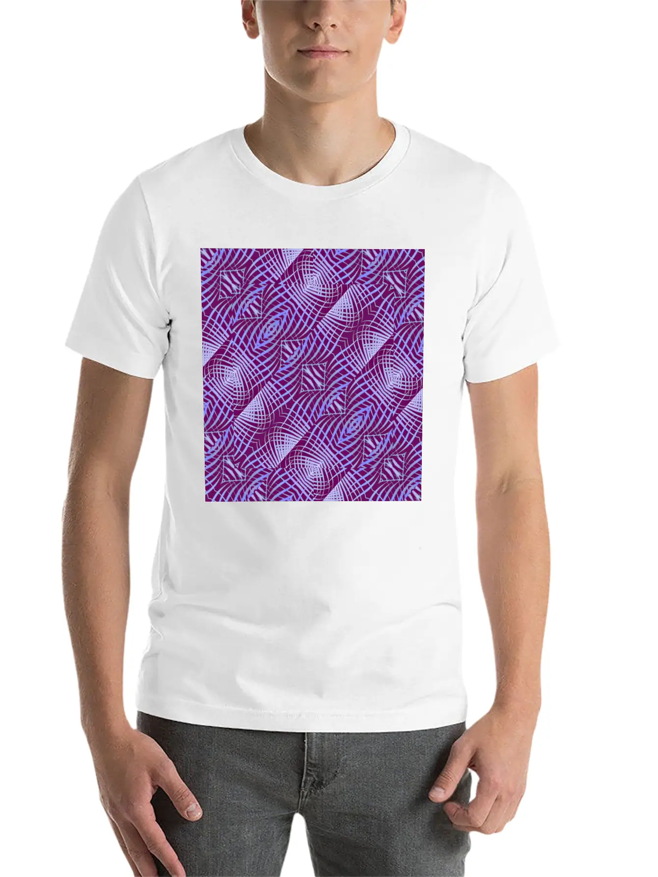 Ethnic Geometric Basic Graphic T-Shirt – Daily Comfort In Soft Cotton
