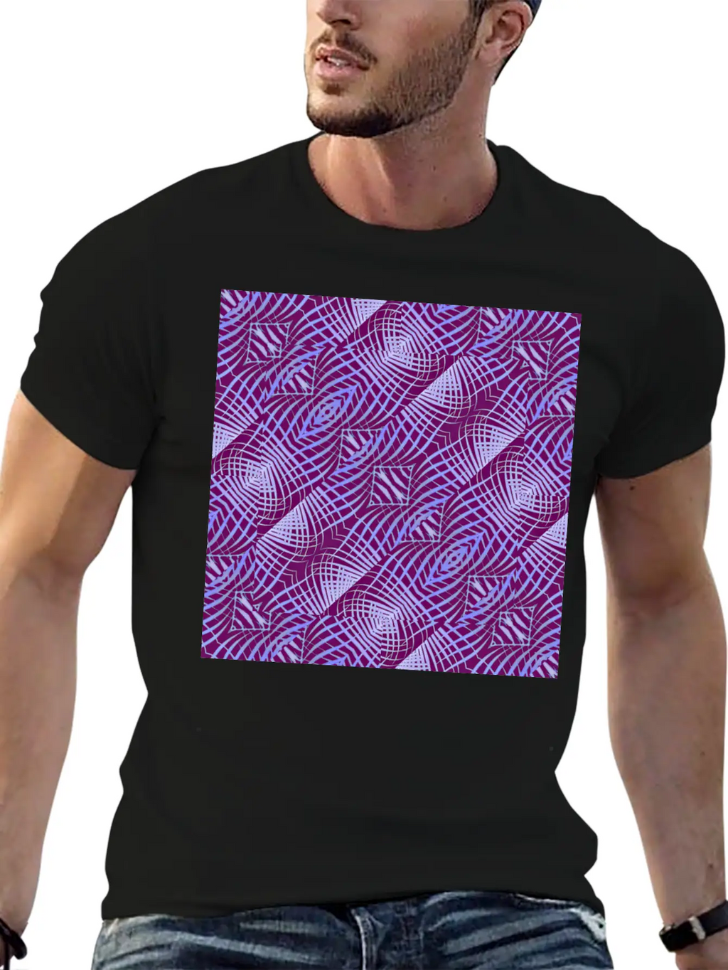 Ethnic Geometric Basic Graphic T-Shirt – Daily Comfort In Soft Cotton