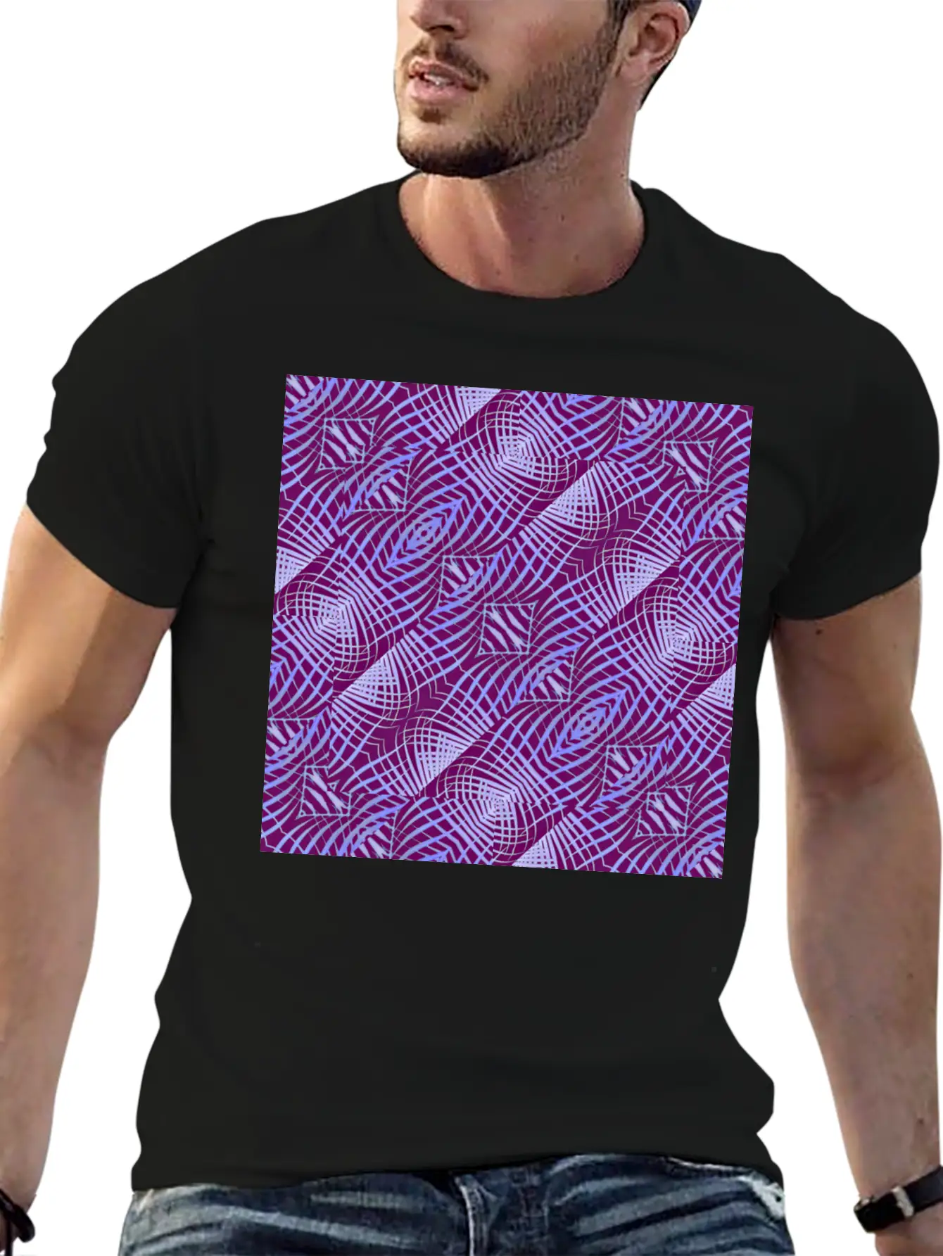 Ethnic Geometric Basic Graphic T-Shirt – Daily Comfort In Soft Cotton