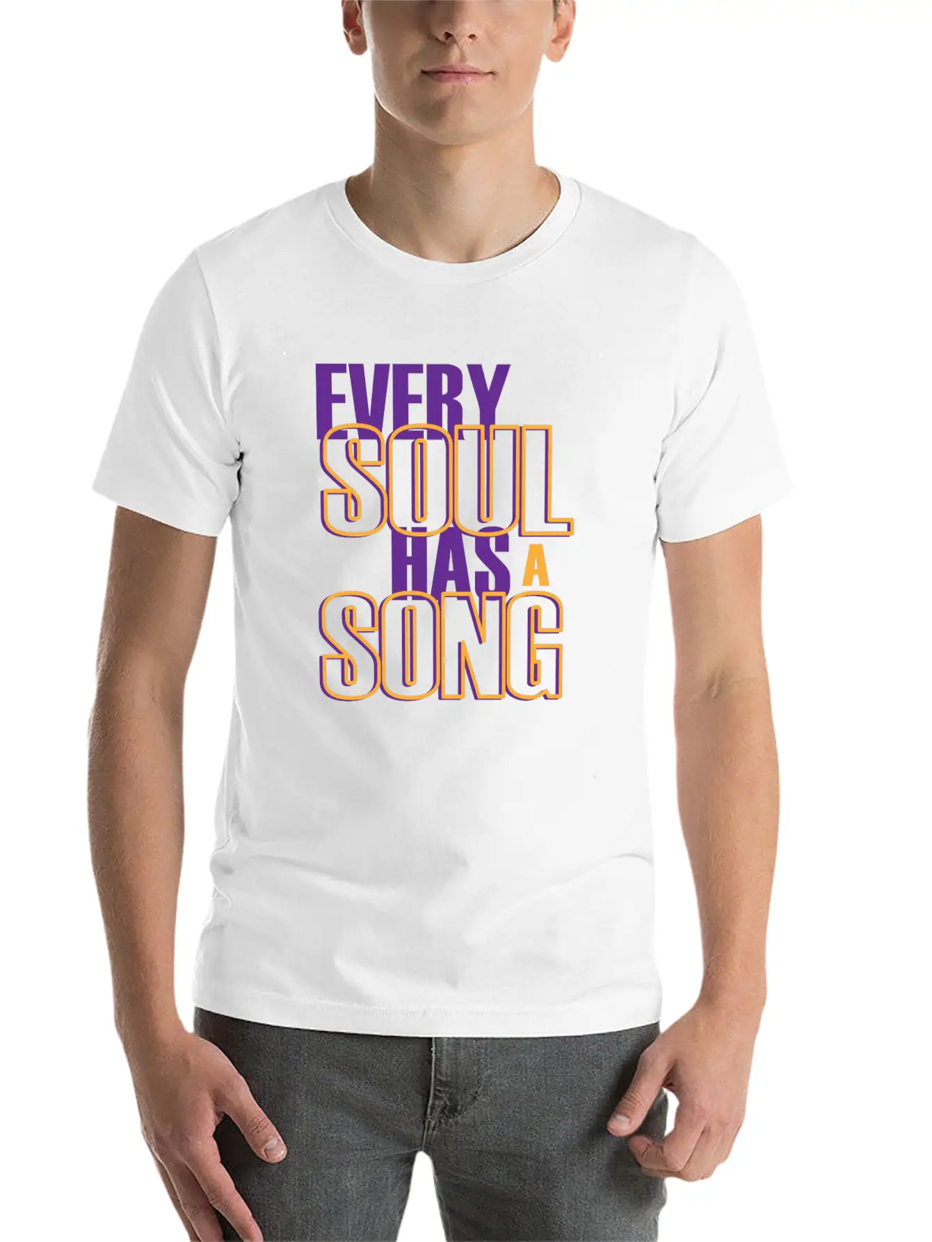 Every Soul Has A Song Gift Concert Party Timeless Short Sleeve Tee – Comfy And Minimalist Design