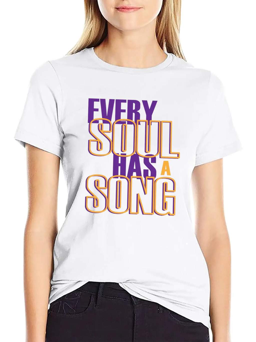 Every Soul Has A Song Gift Concert Party Timeless Short Sleeve Tee – Comfy And Minimalist Design