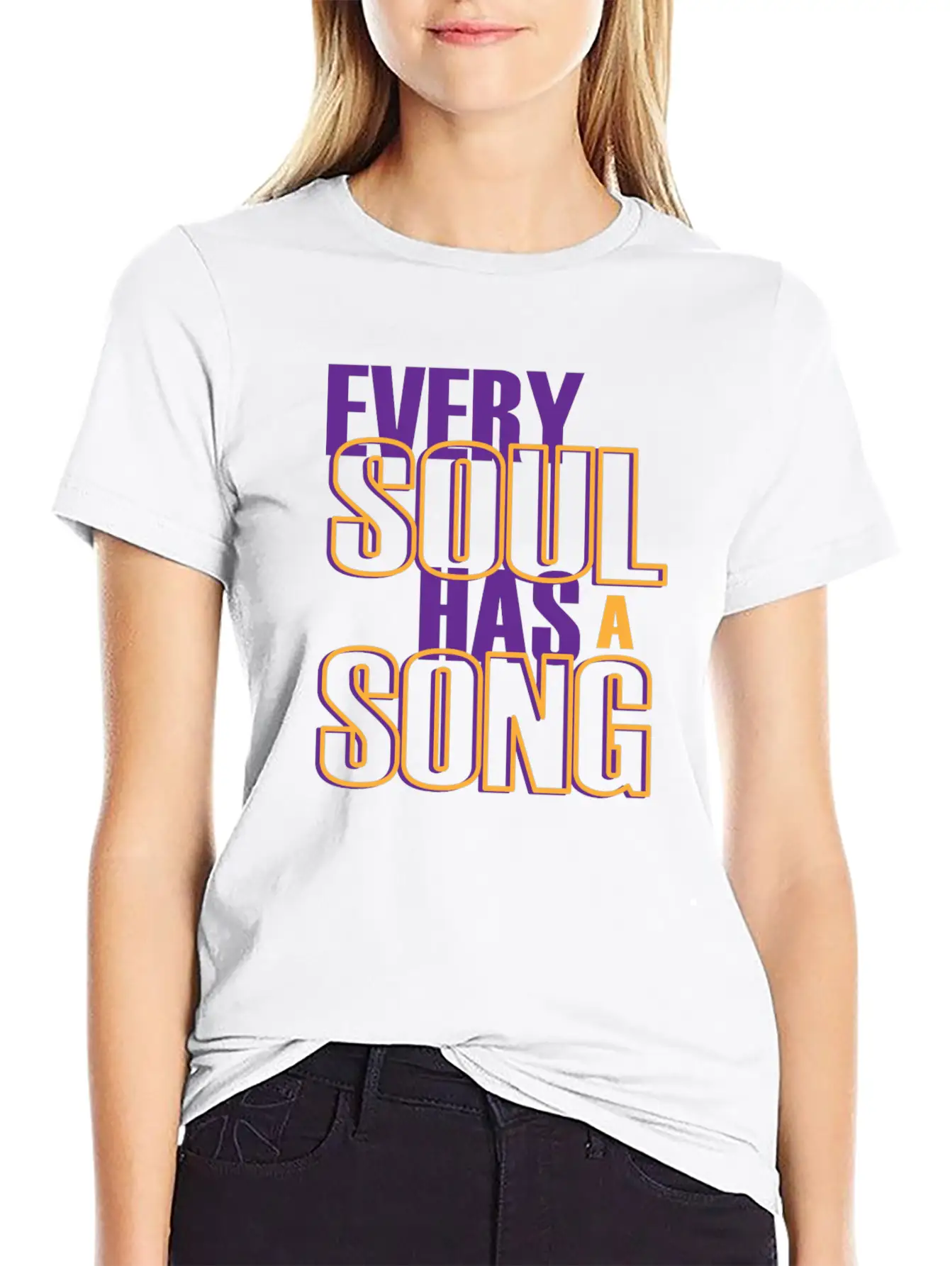 Every Soul Has A Song Gift Concert Party Timeless Short Sleeve Tee – Comfy And Minimalist Design