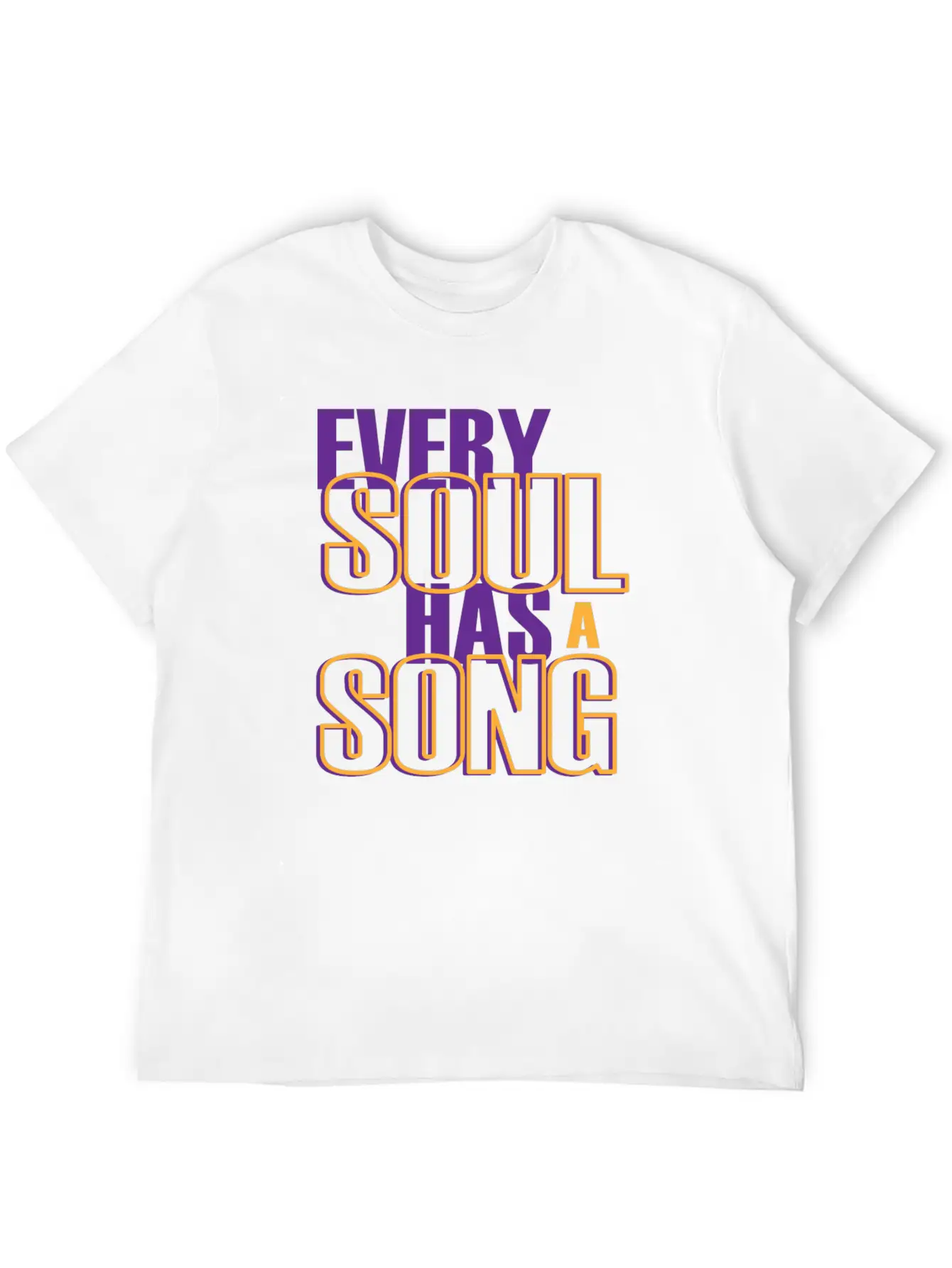 Every Soul Has A Song Gift Concert Party Timeless Short Sleeve Tee – Comfy And Minimalist Design