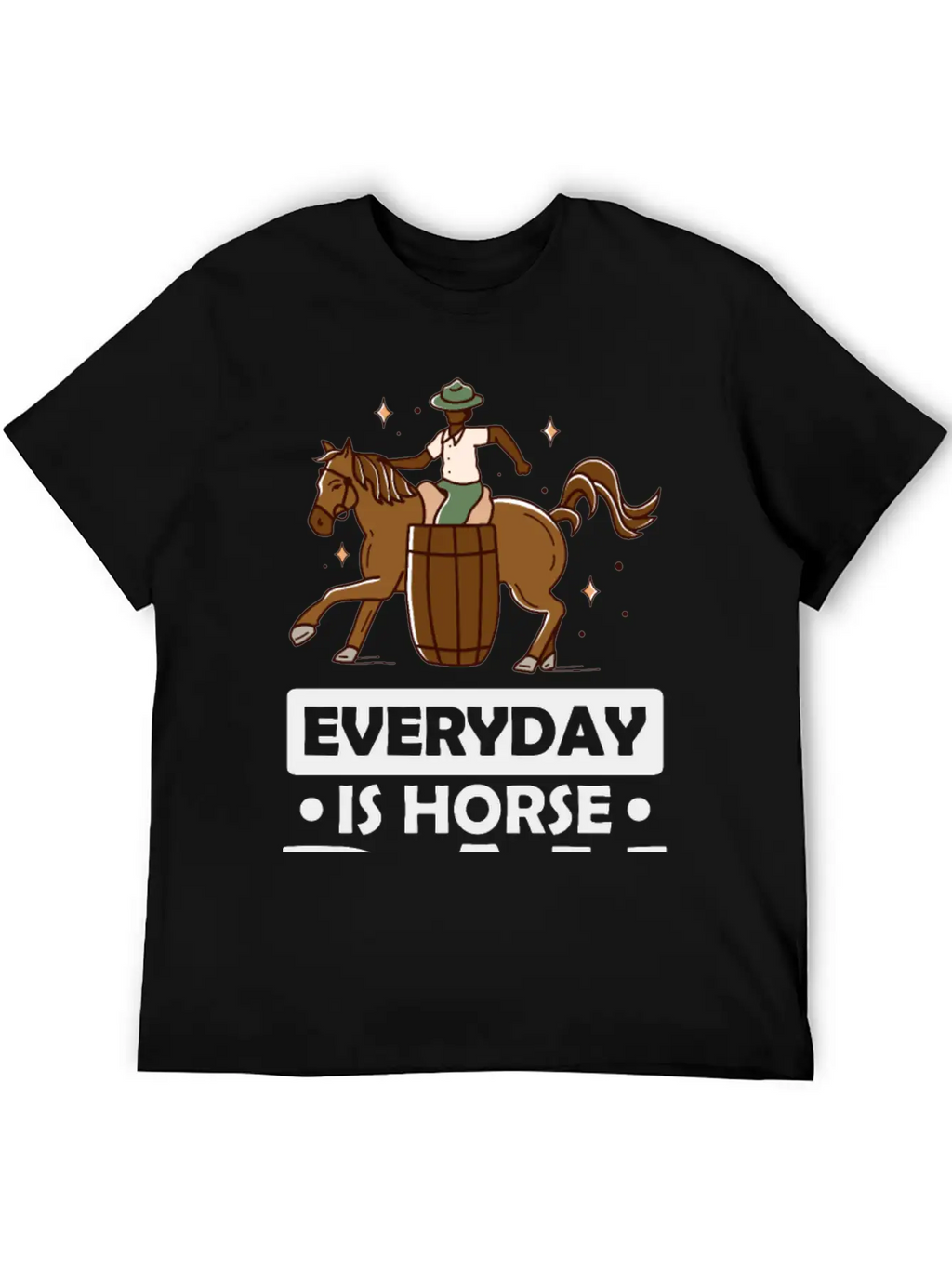 Everyday Is Horse Day Basic Graphic T-Shirt – Daily Comfort In Soft Cotton