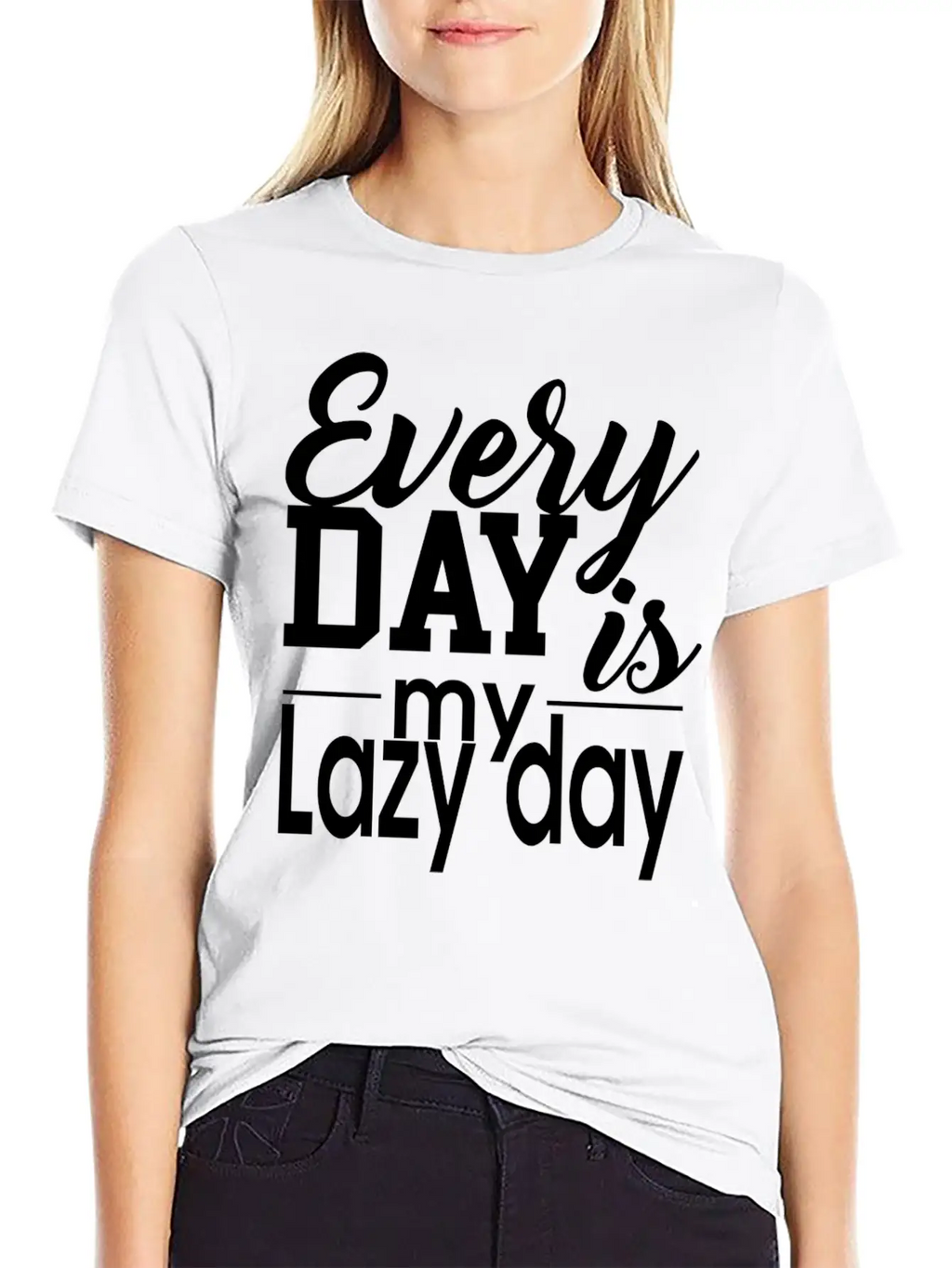 Everyday Lazy Day Unisex Casual T-Shirt – Clean Design For Daily Comfort