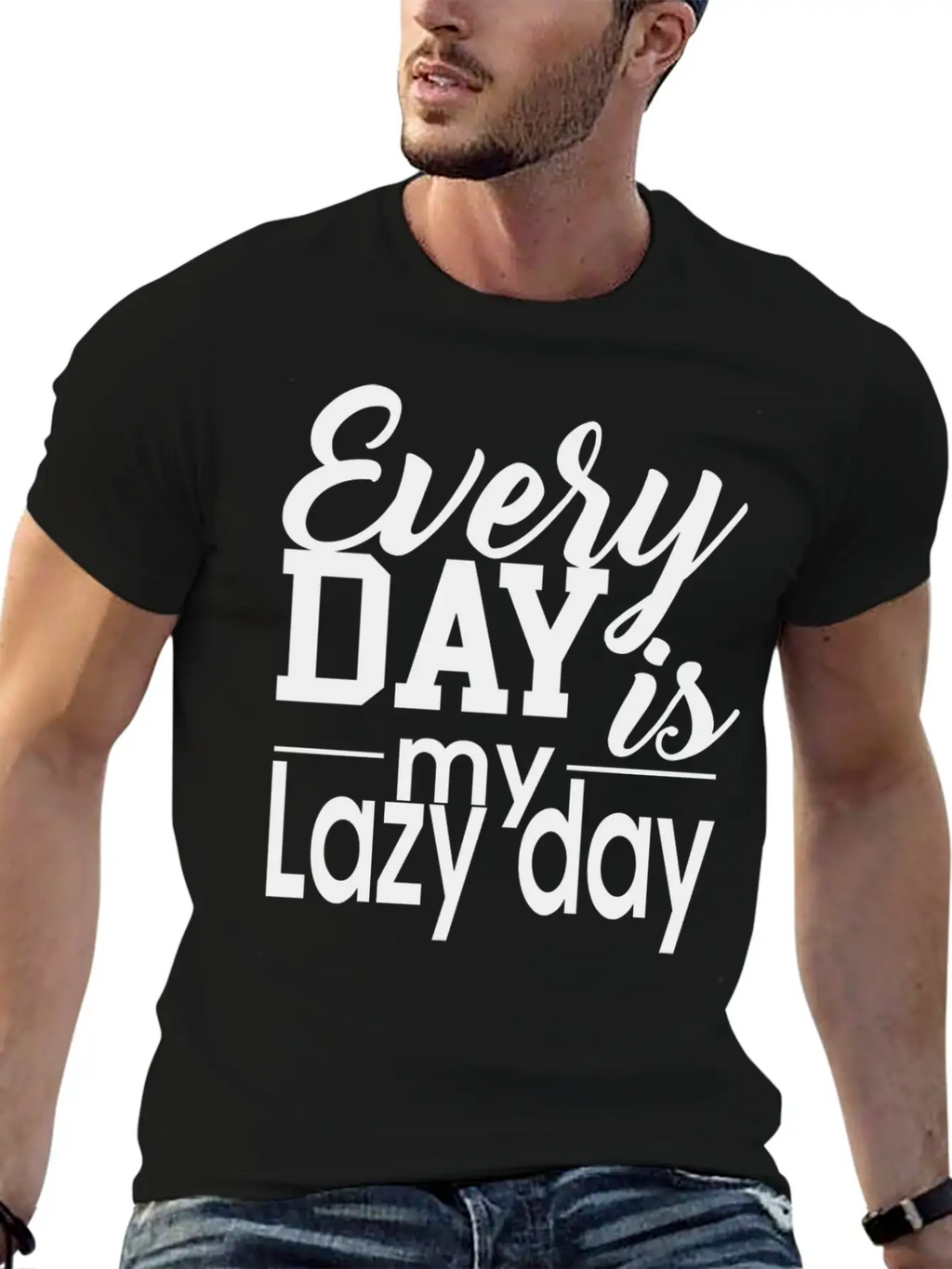 Everyday Lazy Day Unisex Casual T-Shirt – Clean Design For Daily Comfort