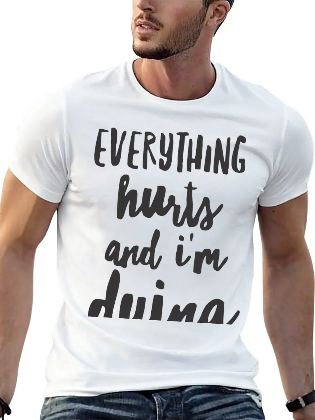 Everything Hurts And I M Dying Shirts Essential Cotton Tee For Daily Outfits – Unisex Style