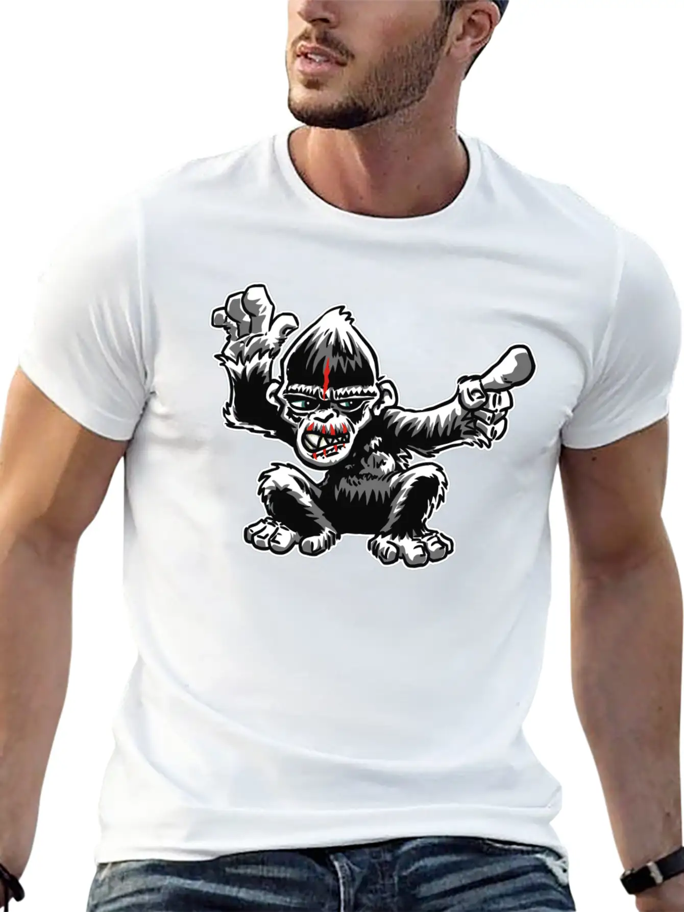 Evil Ape Breathable Graphic T-Shirt – Perfect For Casual Days