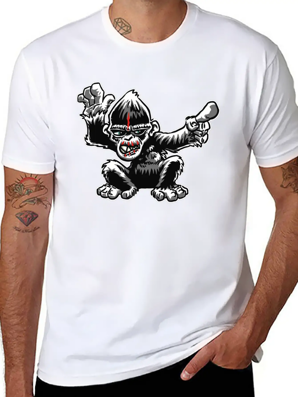 Evil Ape Breathable Graphic T-Shirt – Perfect For Casual Days