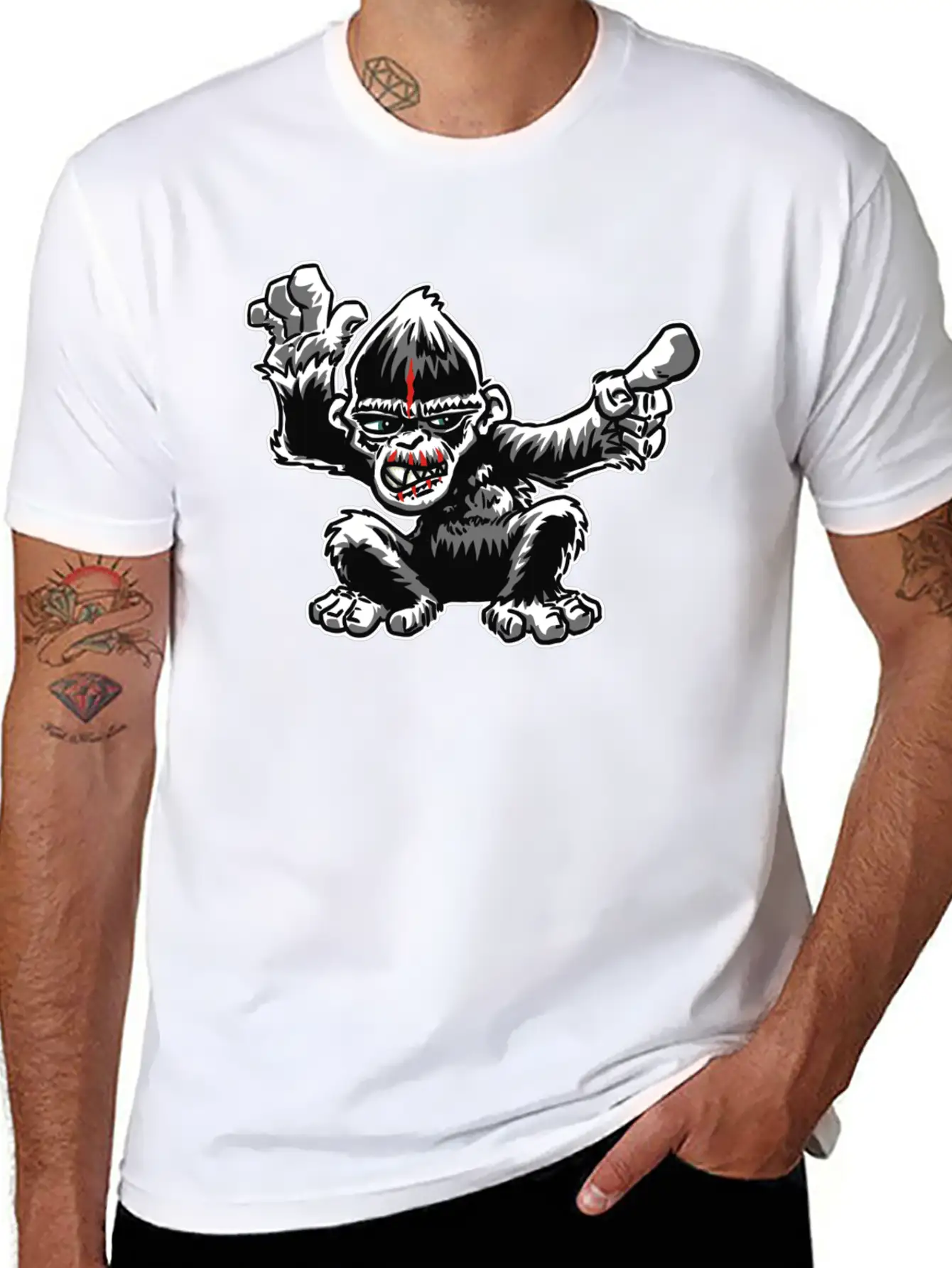 Evil Ape Breathable Graphic T-Shirt – Perfect For Casual Days