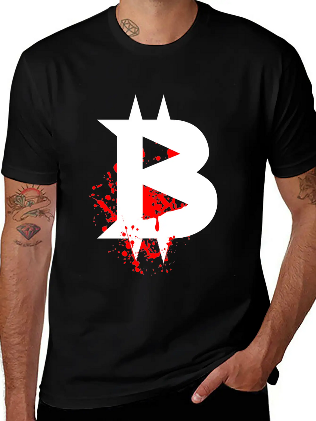 Evil Bloody Bitcoin Relaxed Everyday Tee – Lightweight And Durable Cotton