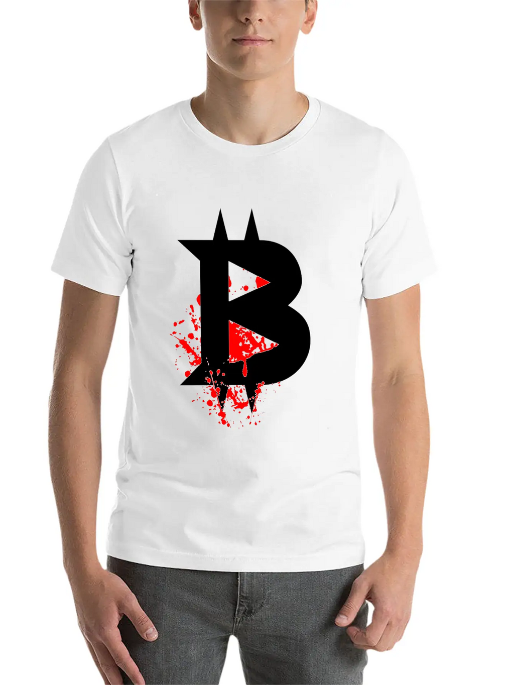 Evil Bloody Bitcoin Relaxed Everyday Tee – Lightweight And Durable Cotton