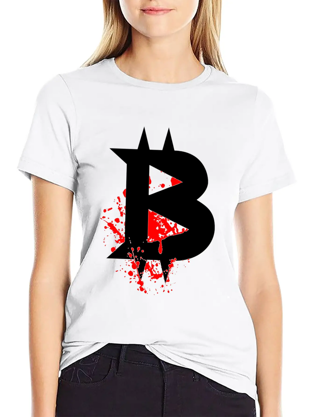 Evil Bloody Bitcoin Relaxed Everyday Tee – Lightweight And Durable Cotton