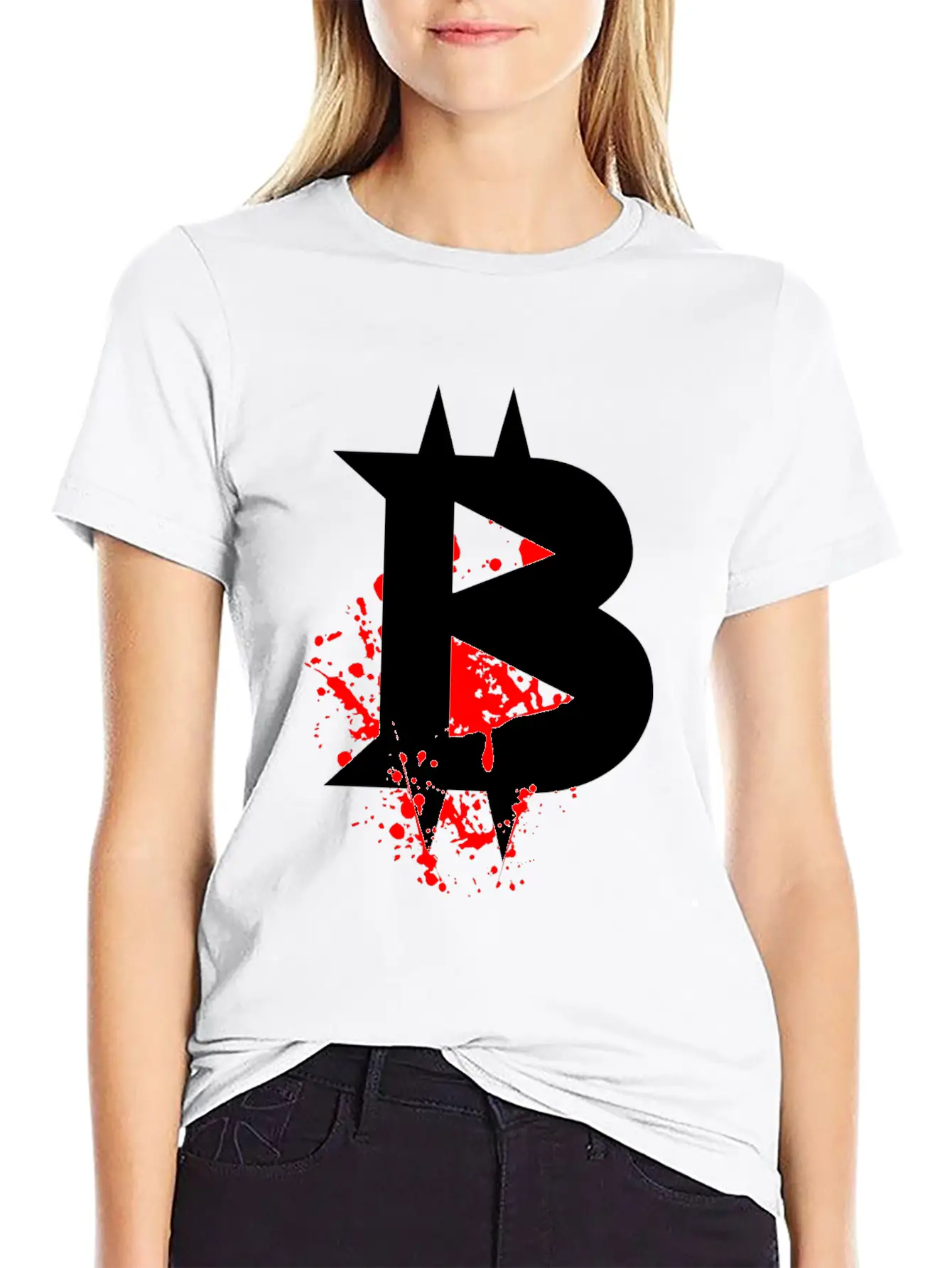 Evil Bloody Bitcoin Relaxed Everyday Tee – Lightweight And Durable Cotton