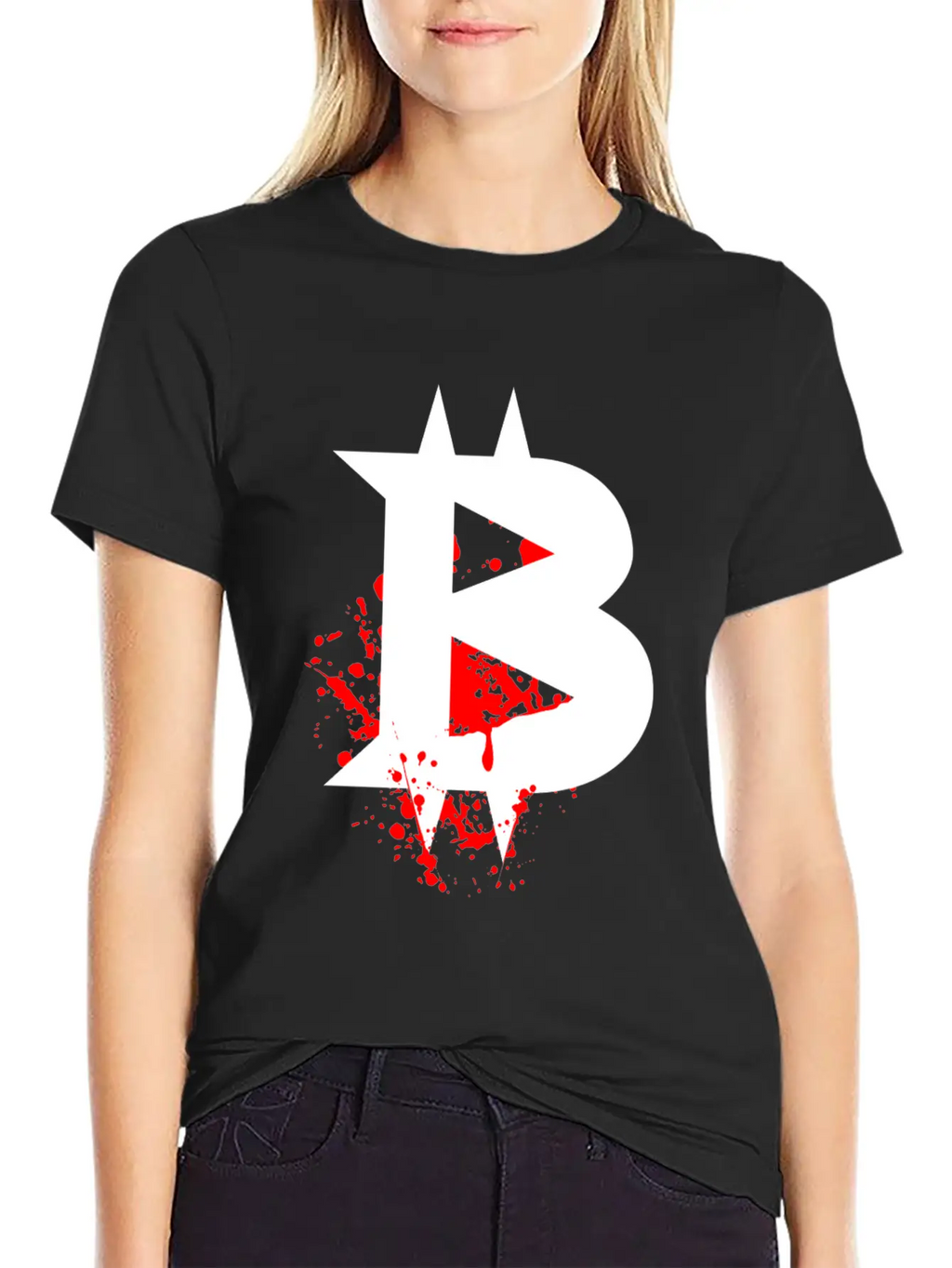 Evil Bloody Bitcoin Relaxed Everyday Tee – Lightweight And Durable Cotton