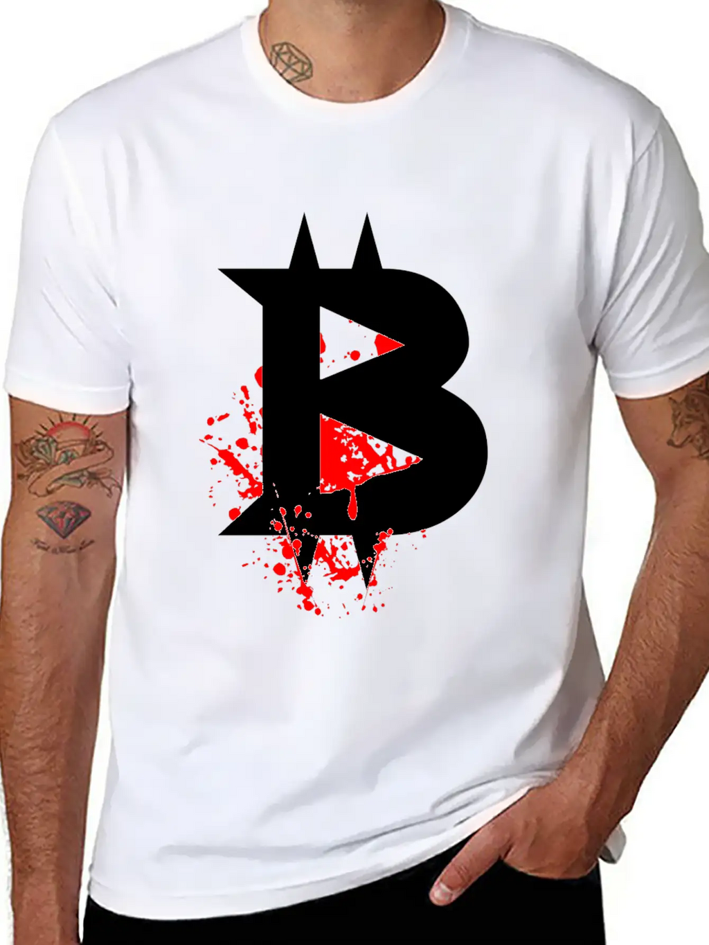 Evil Bloody Bitcoin Relaxed Everyday Tee – Lightweight And Durable Cotton