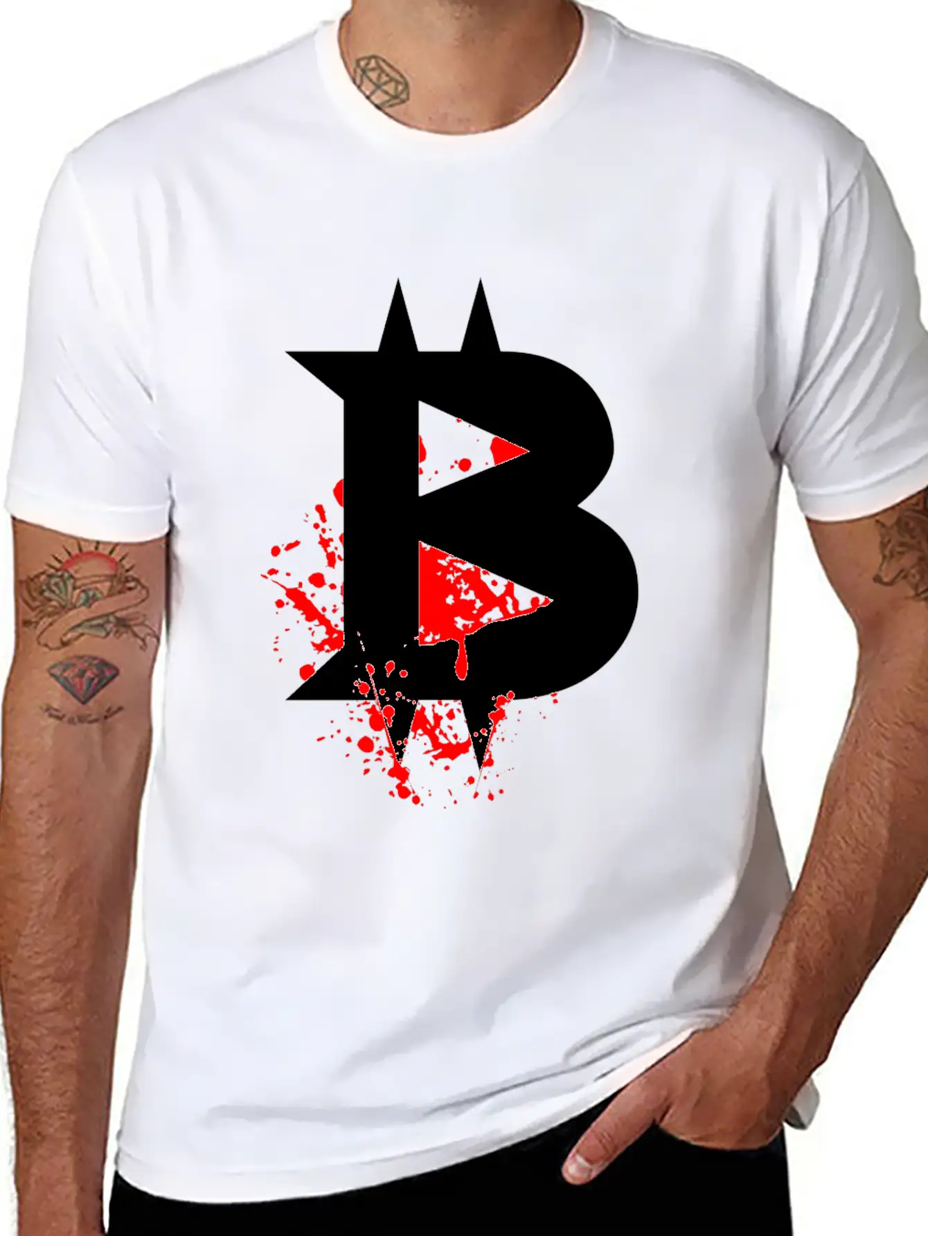 Evil Bloody Bitcoin Relaxed Everyday Tee – Lightweight And Durable Cotton