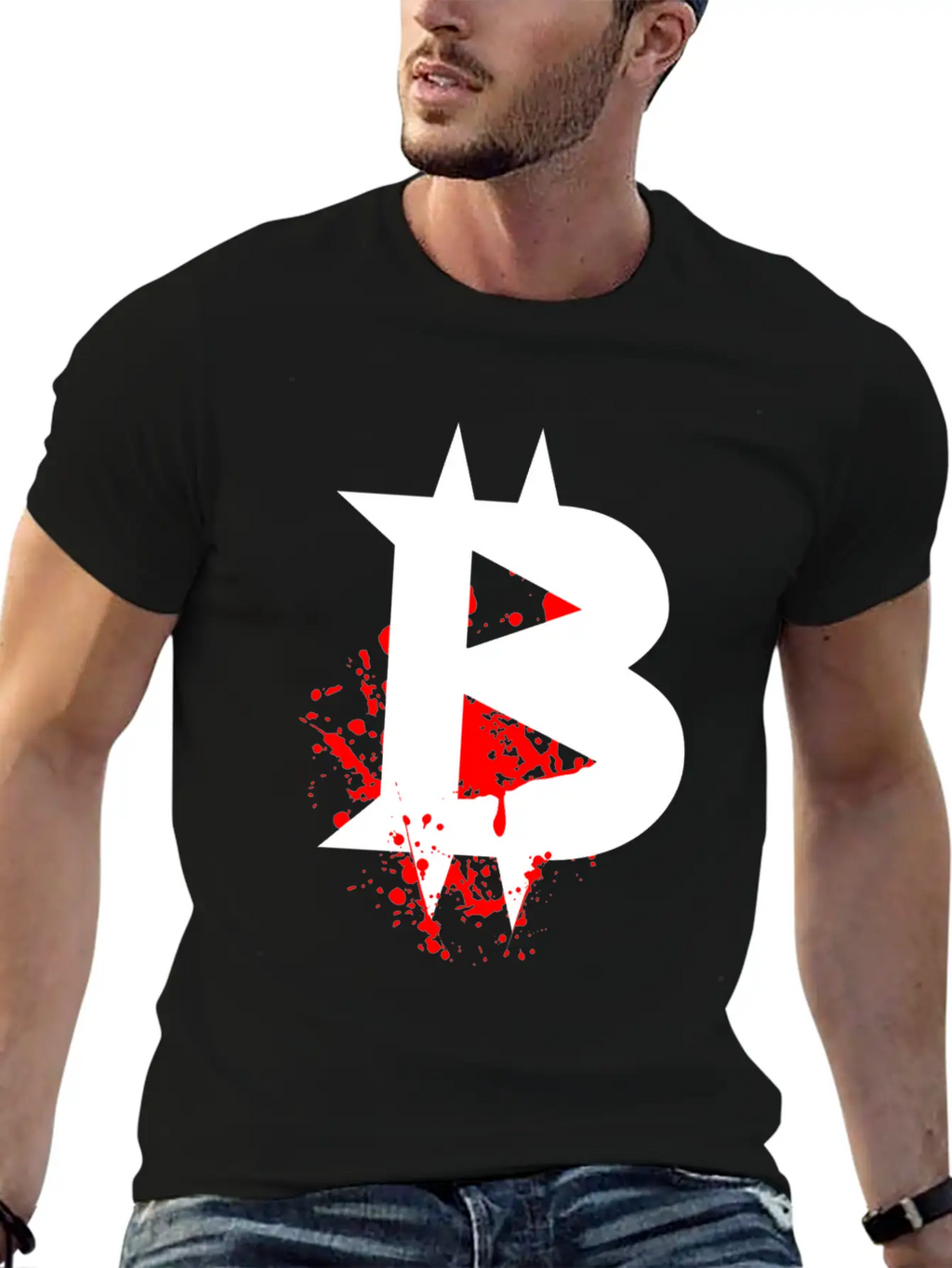 Evil Bloody Bitcoin Relaxed Everyday Tee – Lightweight And Durable Cotton