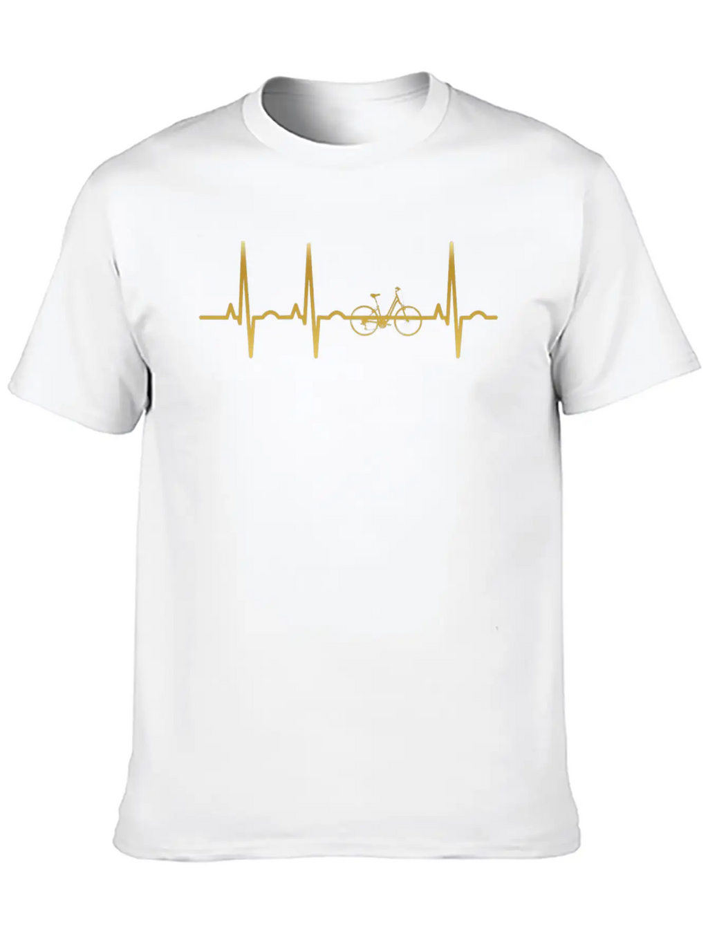 Evolution Ekg Heartbeat Women Cycle Cycling Radeln Stylish Everyday T-Shirt – Unisex Basic Cotton Tee