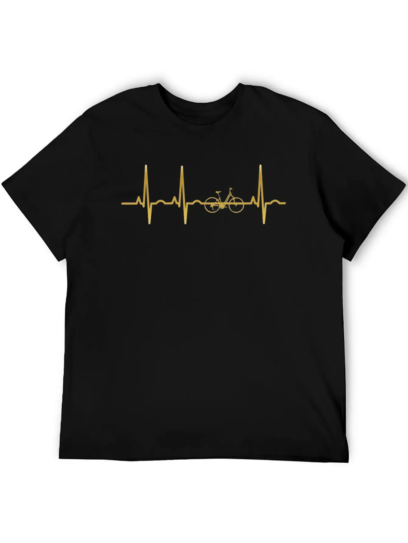 Evolution Ekg Heartbeat Women Cycle Cycling Radeln Stylish Everyday T-Shirt – Unisex Basic Cotton Tee