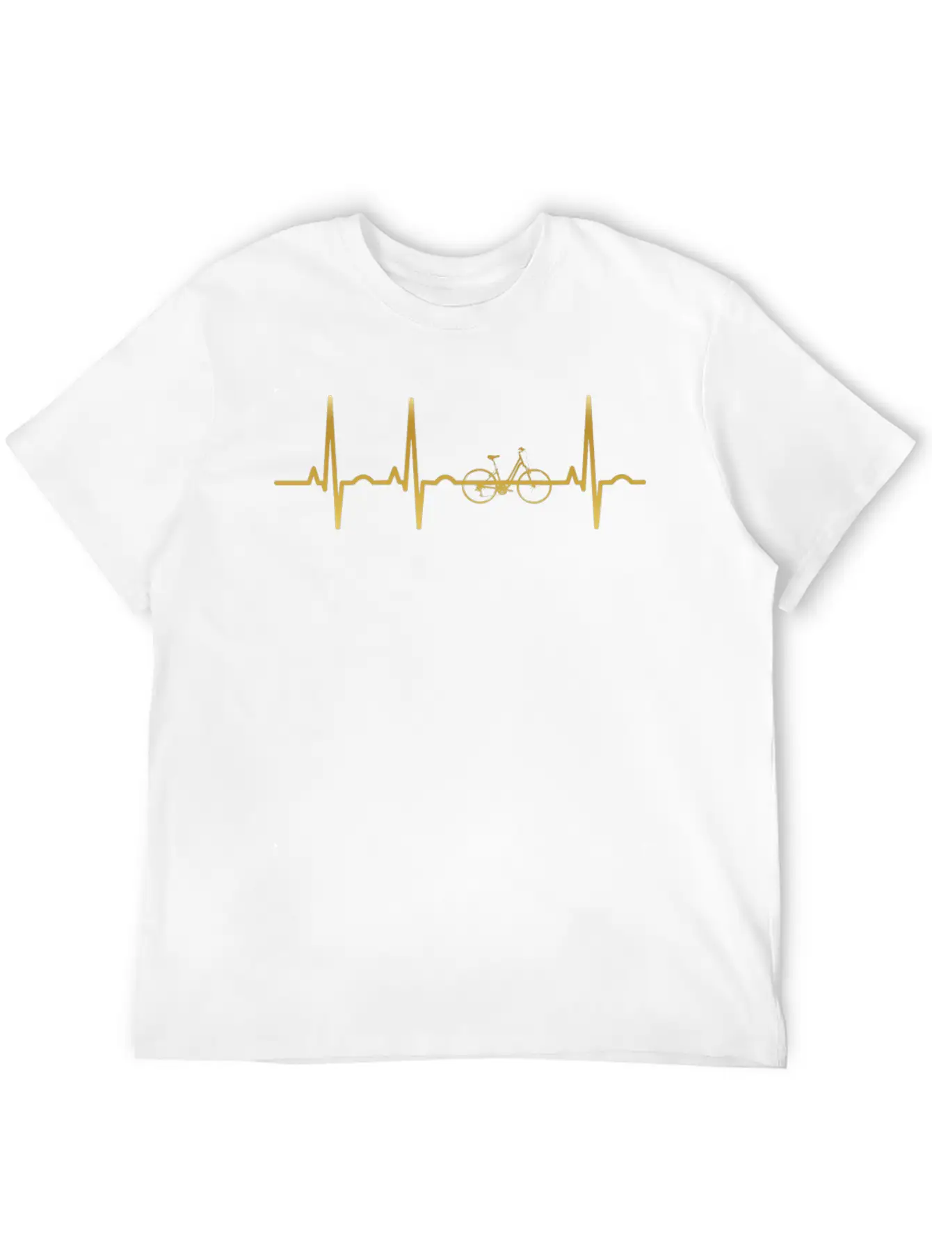 Evolution Ekg Heartbeat Women Cycle Cycling Radeln Stylish Everyday T-Shirt – Unisex Basic Cotton Tee