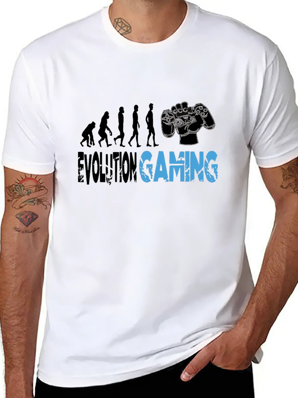 Evolution Gaming Stylish Everyday T-Shirt – Unisex Basic Cotton Tee