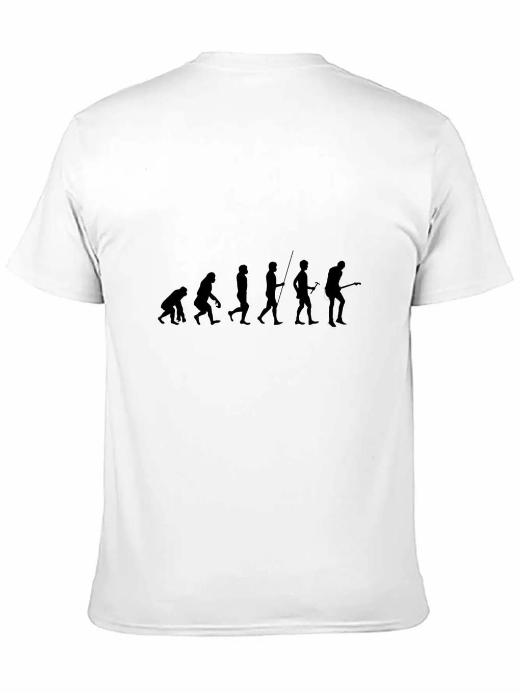 Evolution Guitar Music Gift Stylish Everyday T-Shirt – Unisex Basic Cotton Tee